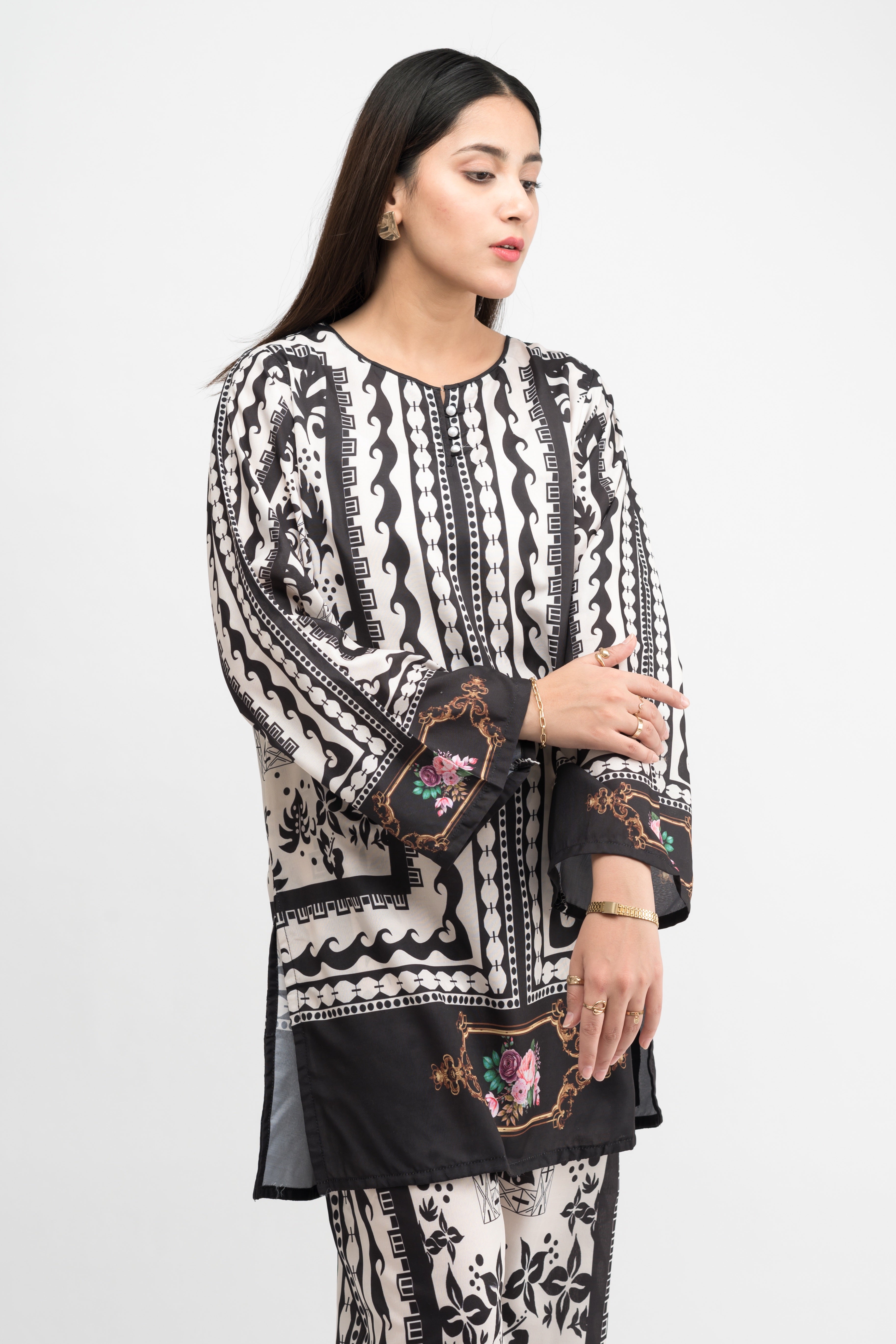 Clara Printed Swiss Lawn Co-Ord Set