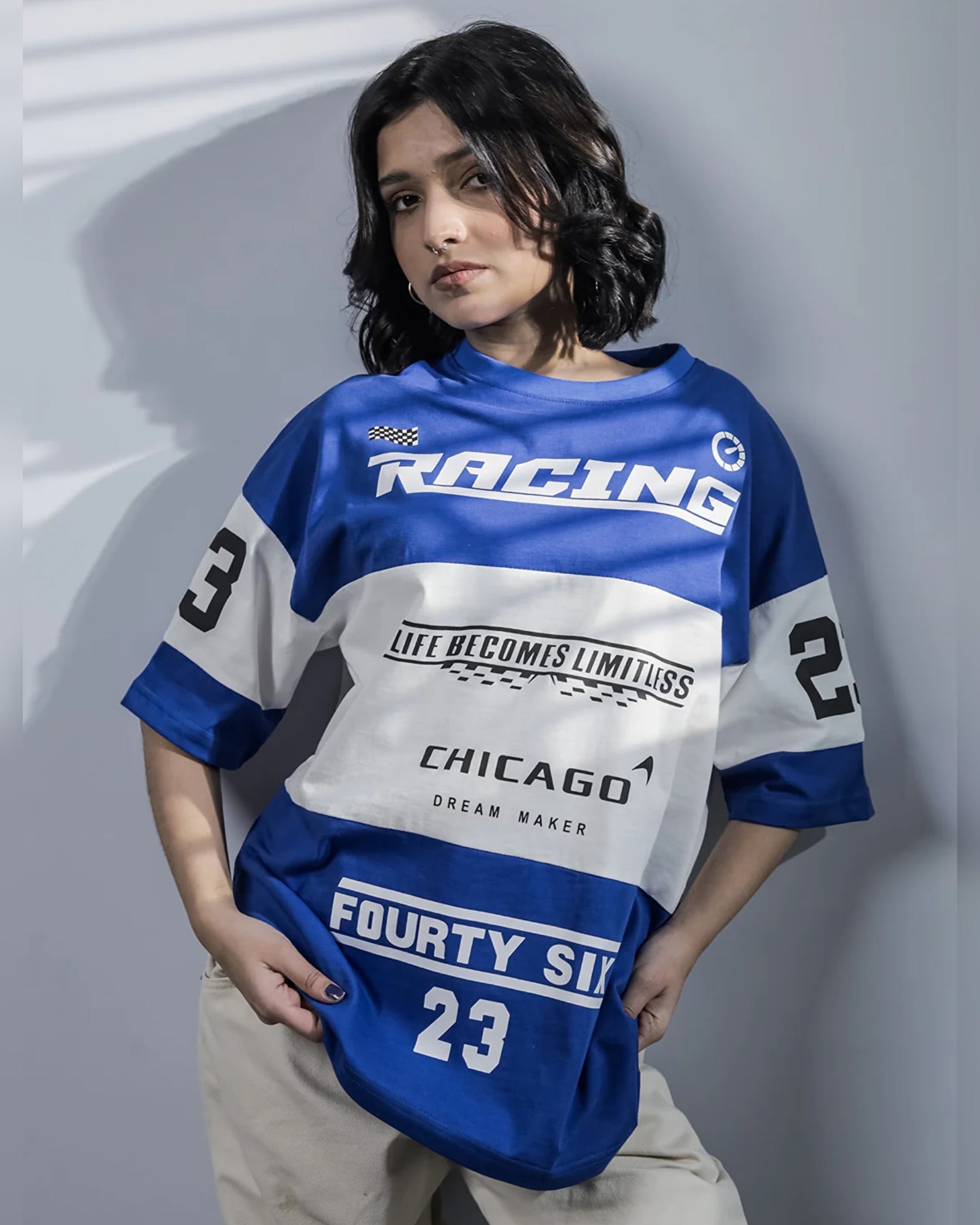 RF Chicago Dryfit Oversized Jersey Blue