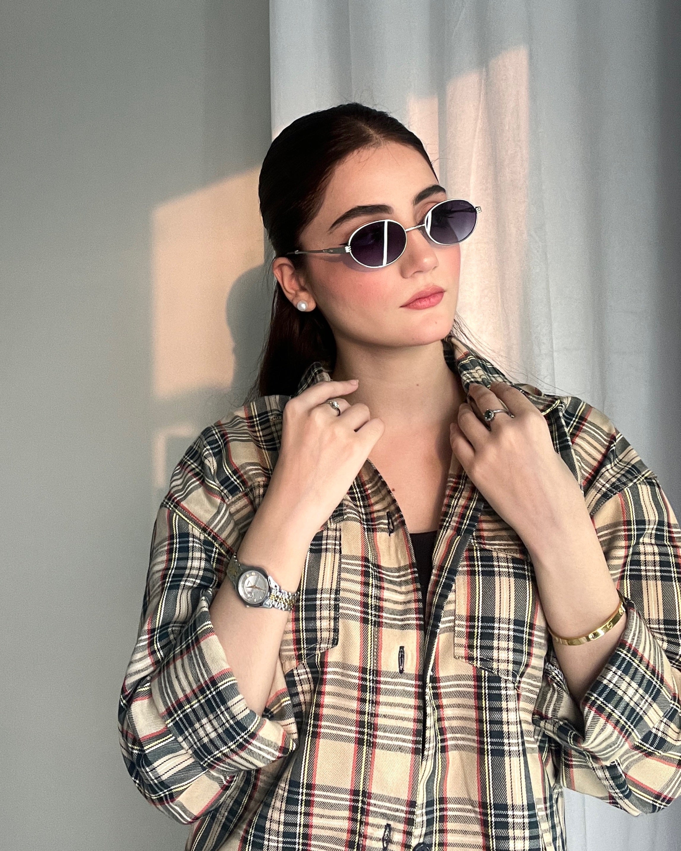Burberry Plaid Flannel Oversized Shacket
