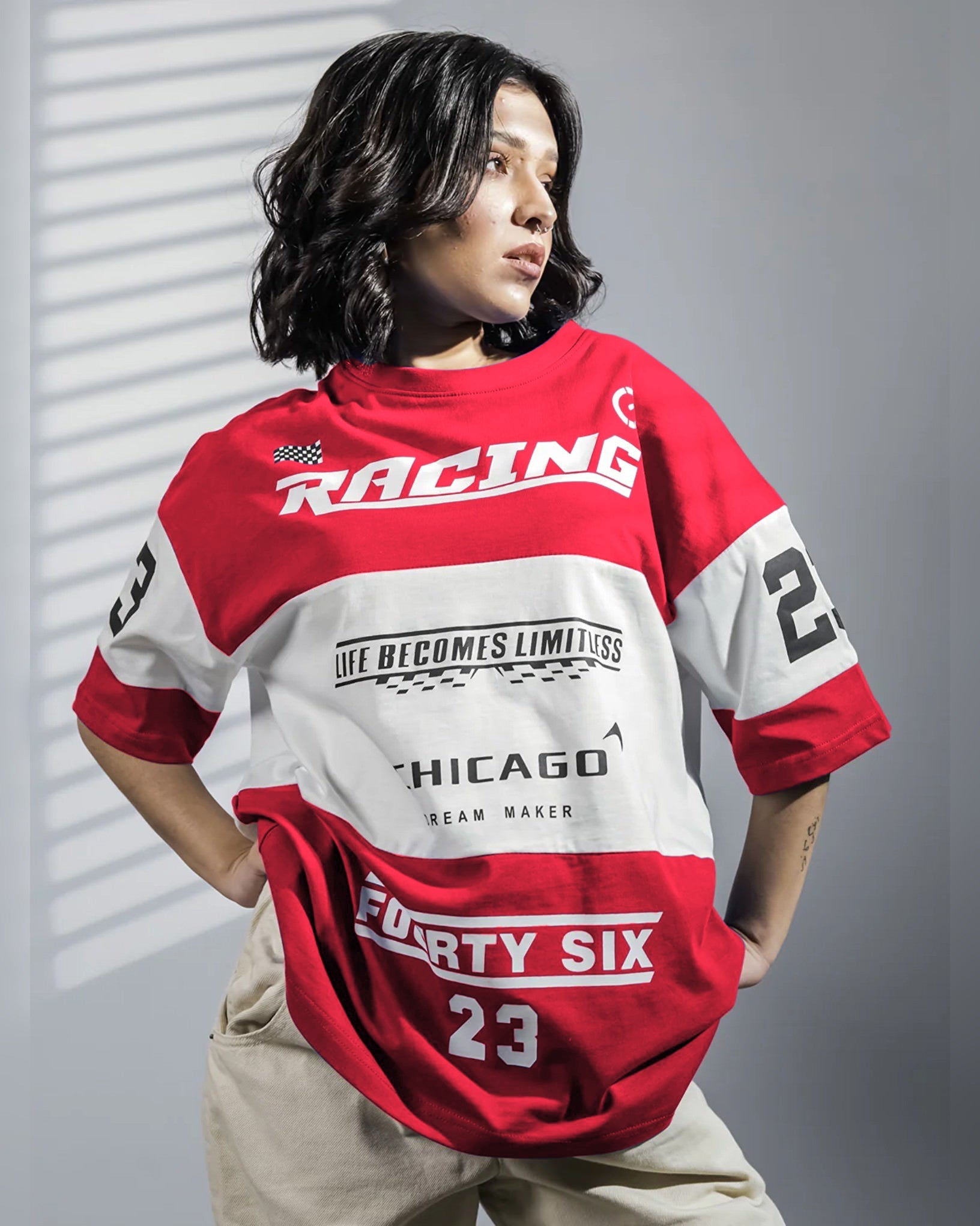 RF Chicago Dryfit Oversized Jersey Red
