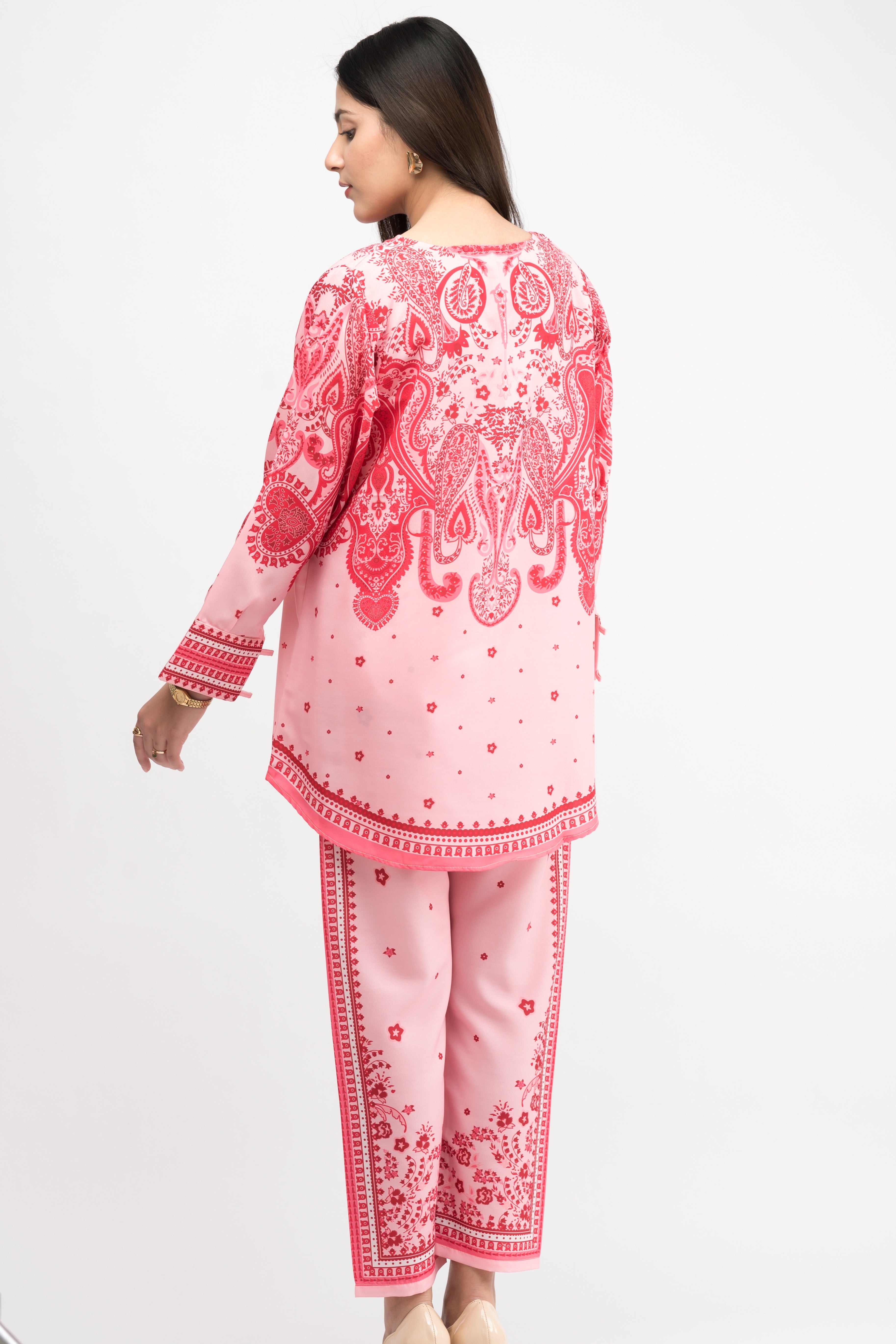 Ava Splash Printed Swiss Lawn Co-Ord Set