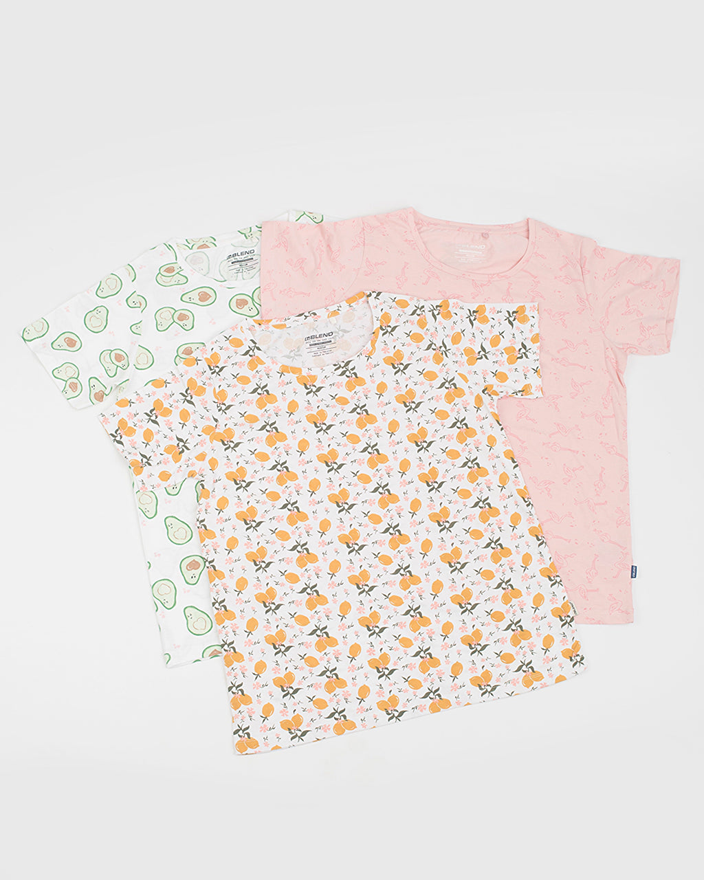 Pack Of 3 Printed Short Sleeve Tops Combo-3