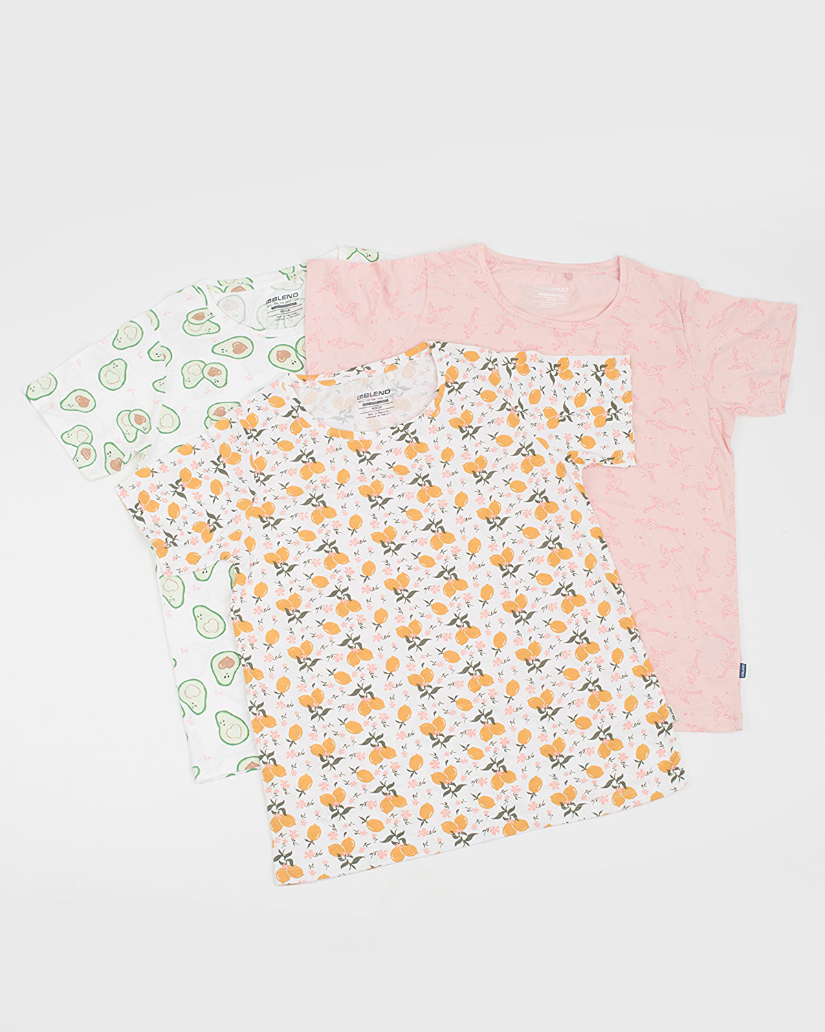 Pack Of 3 Printed Short Sleeve Tops Combo-3
