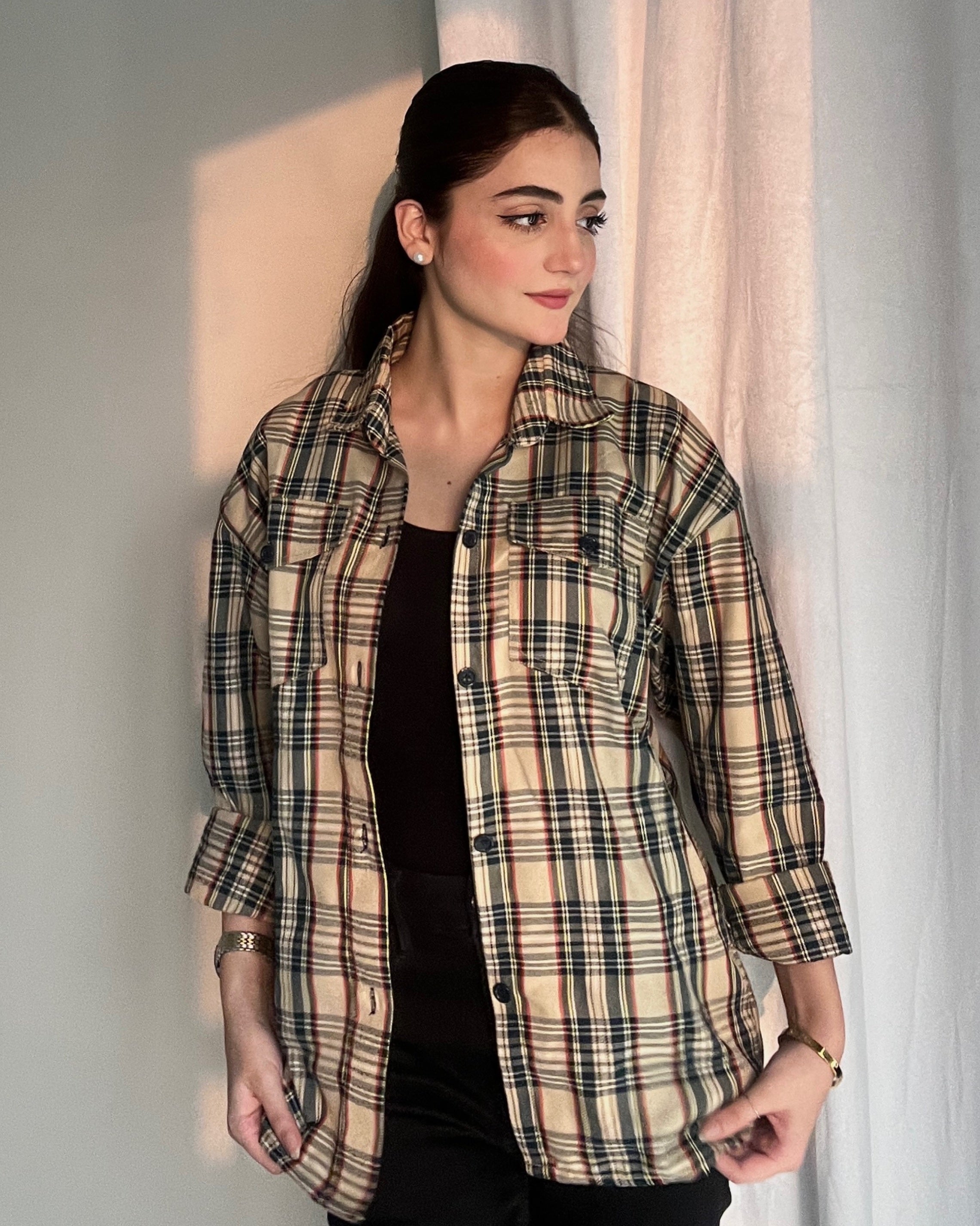 Burberry Plaid Flannel Oversized Shacket