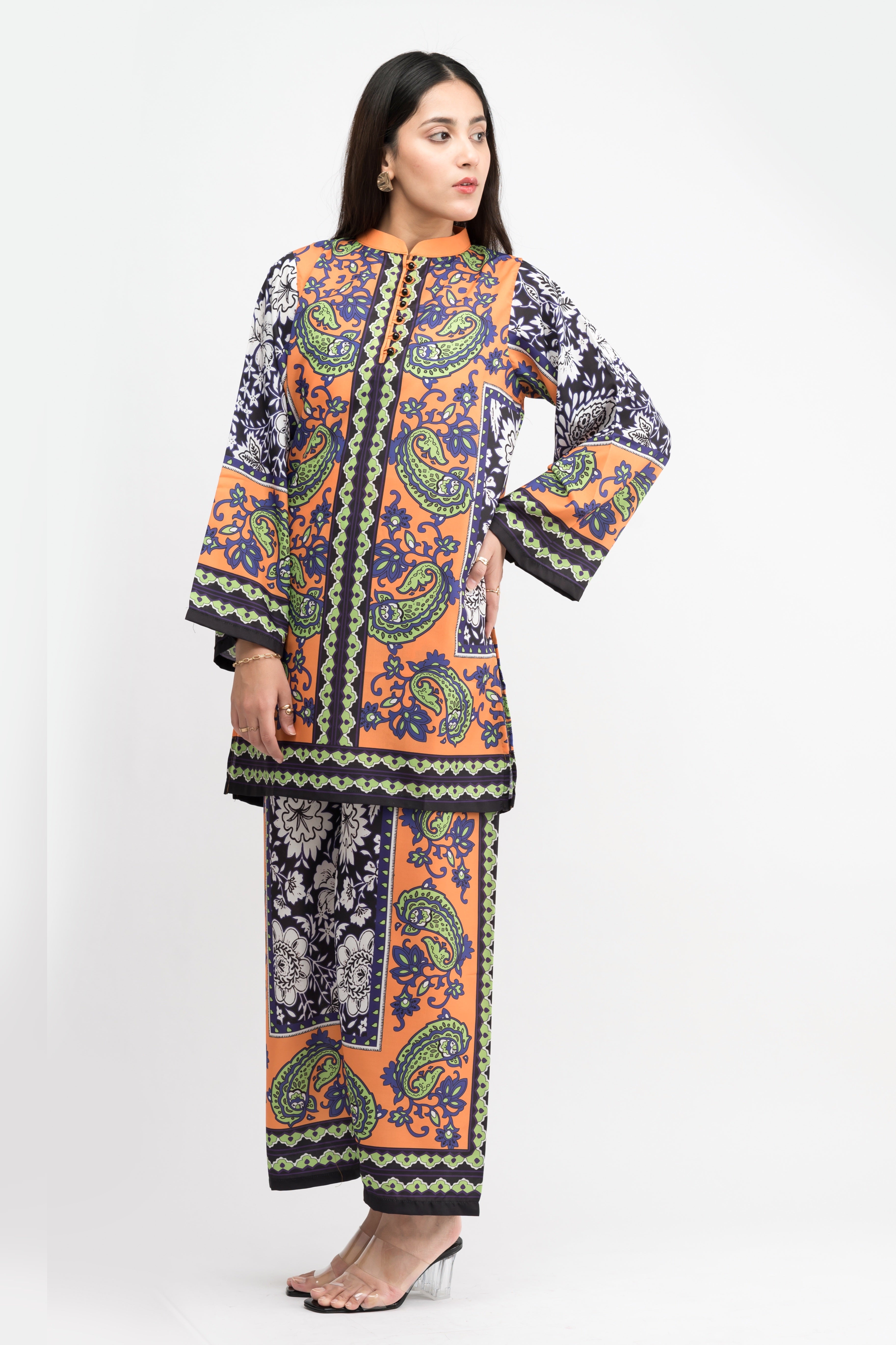 Erica Printed Swiss Lawn Co-Ord Set