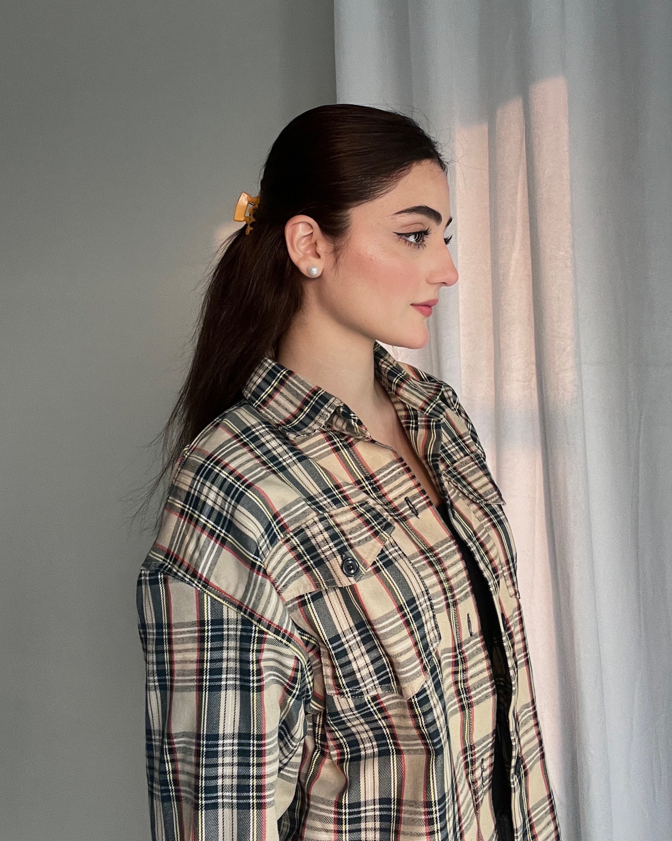 Burberry Plaid Flannel Oversized Shacket