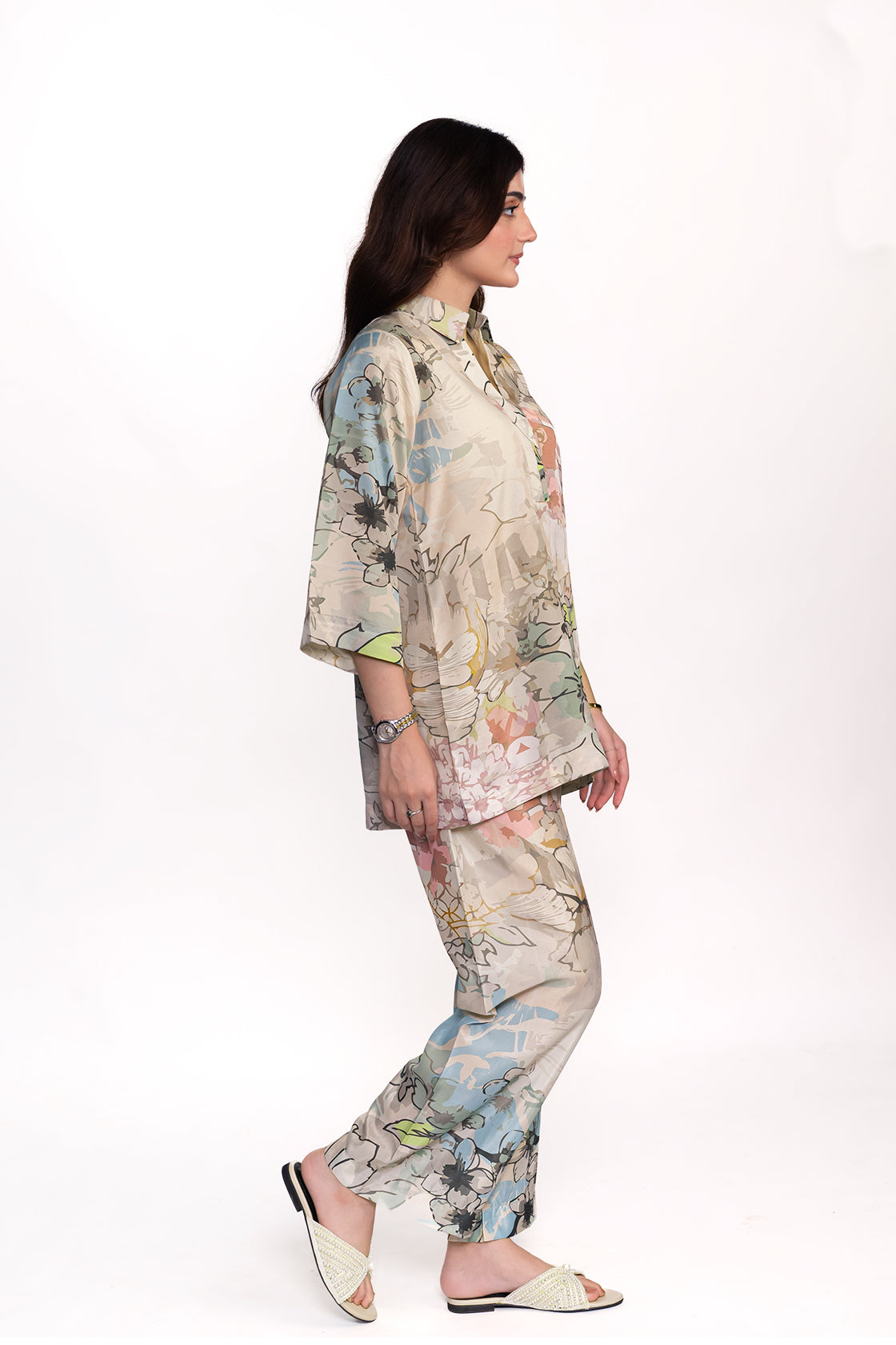 Cassia Printed Swiss Lawn Co-Ord Set