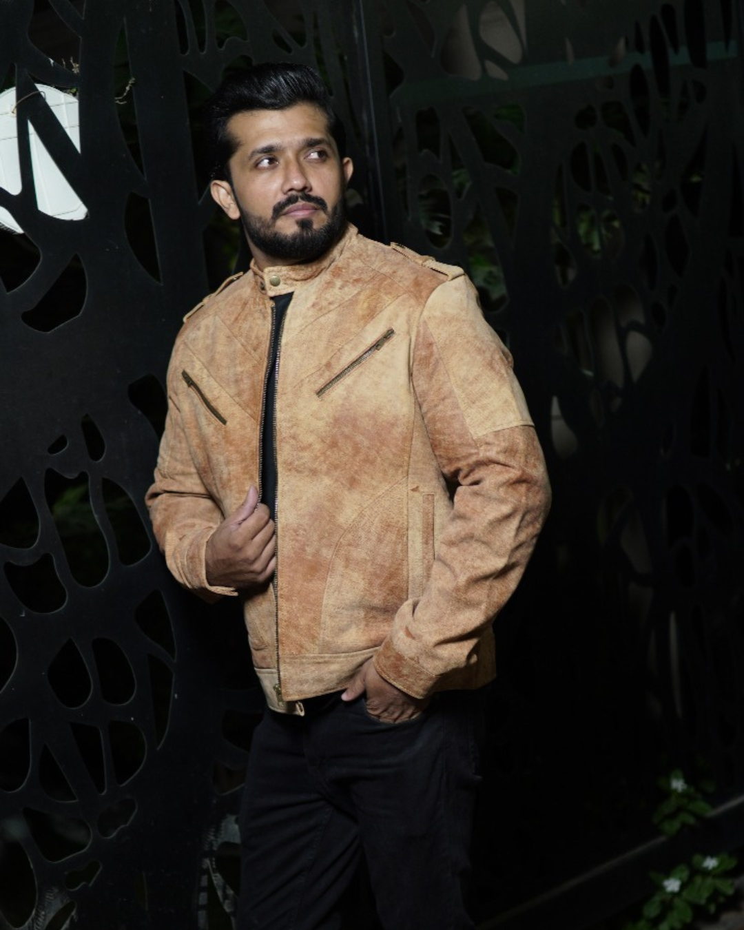 Two Torn Matt Pure LAMB Leather Jacket