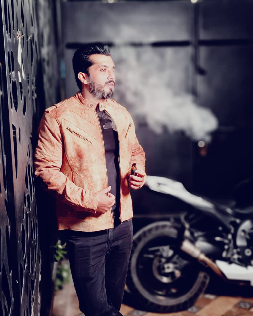 Two Torn Matt Pure LAMB Leather Jacket