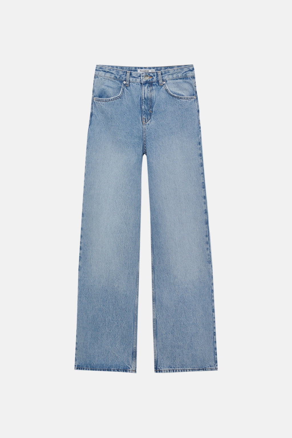 Sky blue Wide Leg High Rise Jeans