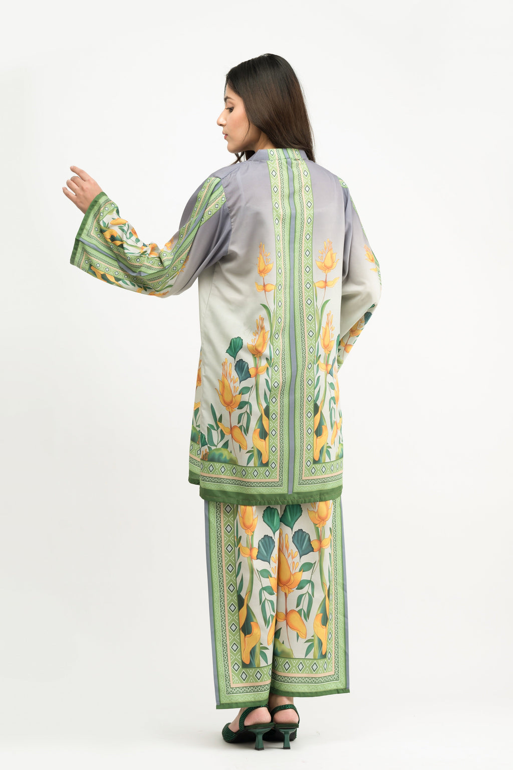 Azmin Printed Swiss Lawn Co-Ord Set