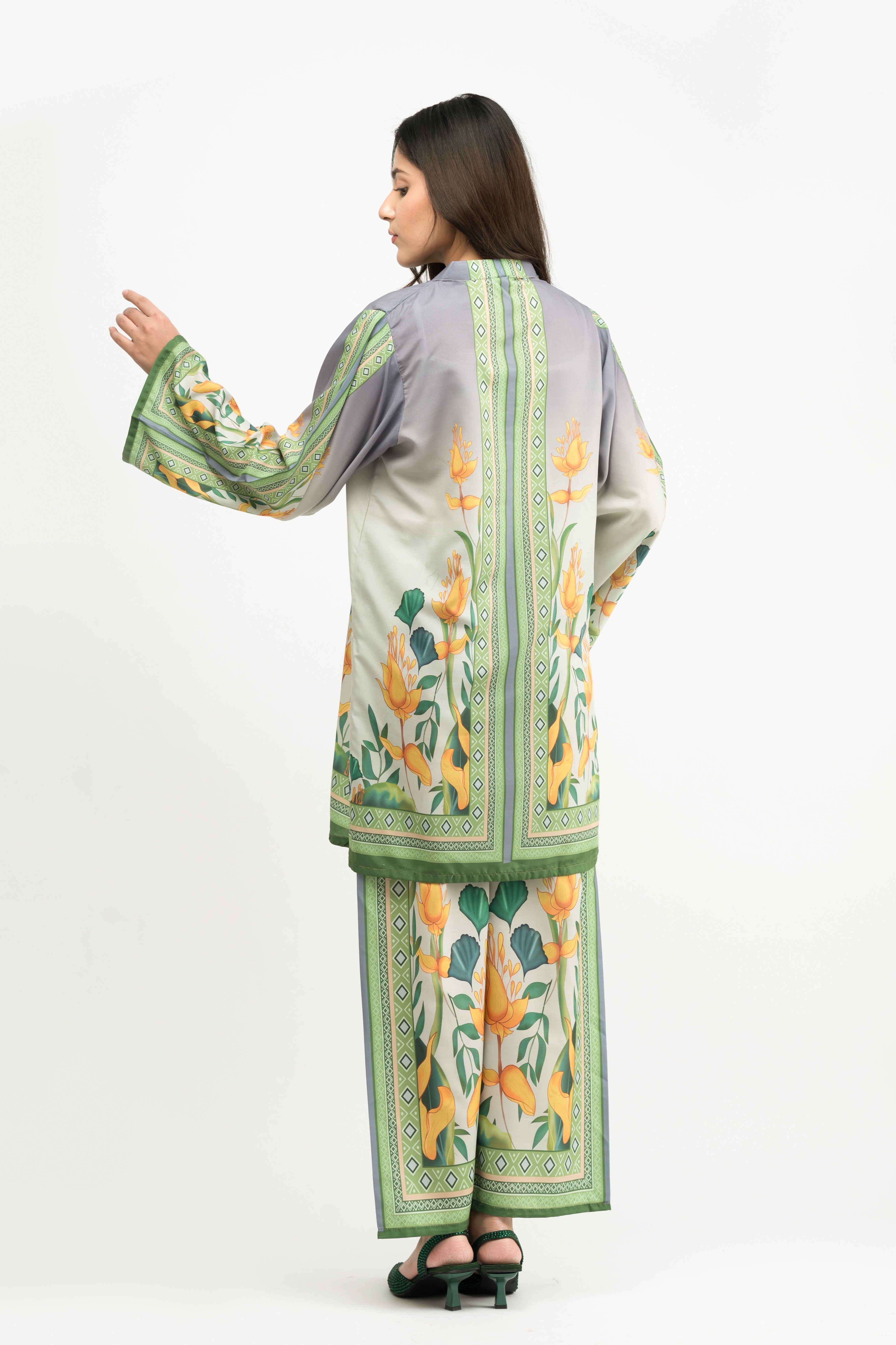 Azmin Printed Swiss Lawn Co-Ord Set