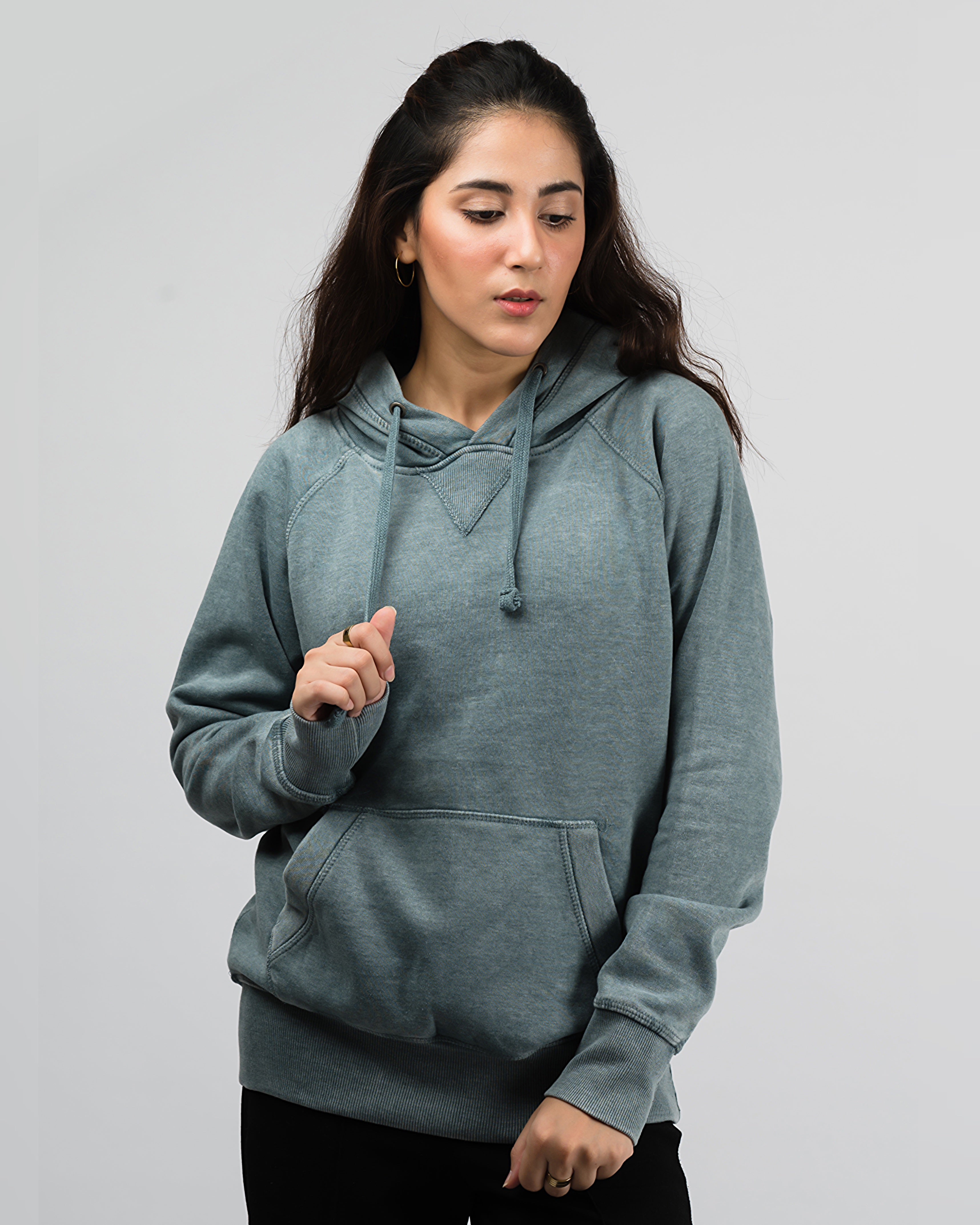 Premium Vintage Wash Oversized Hood