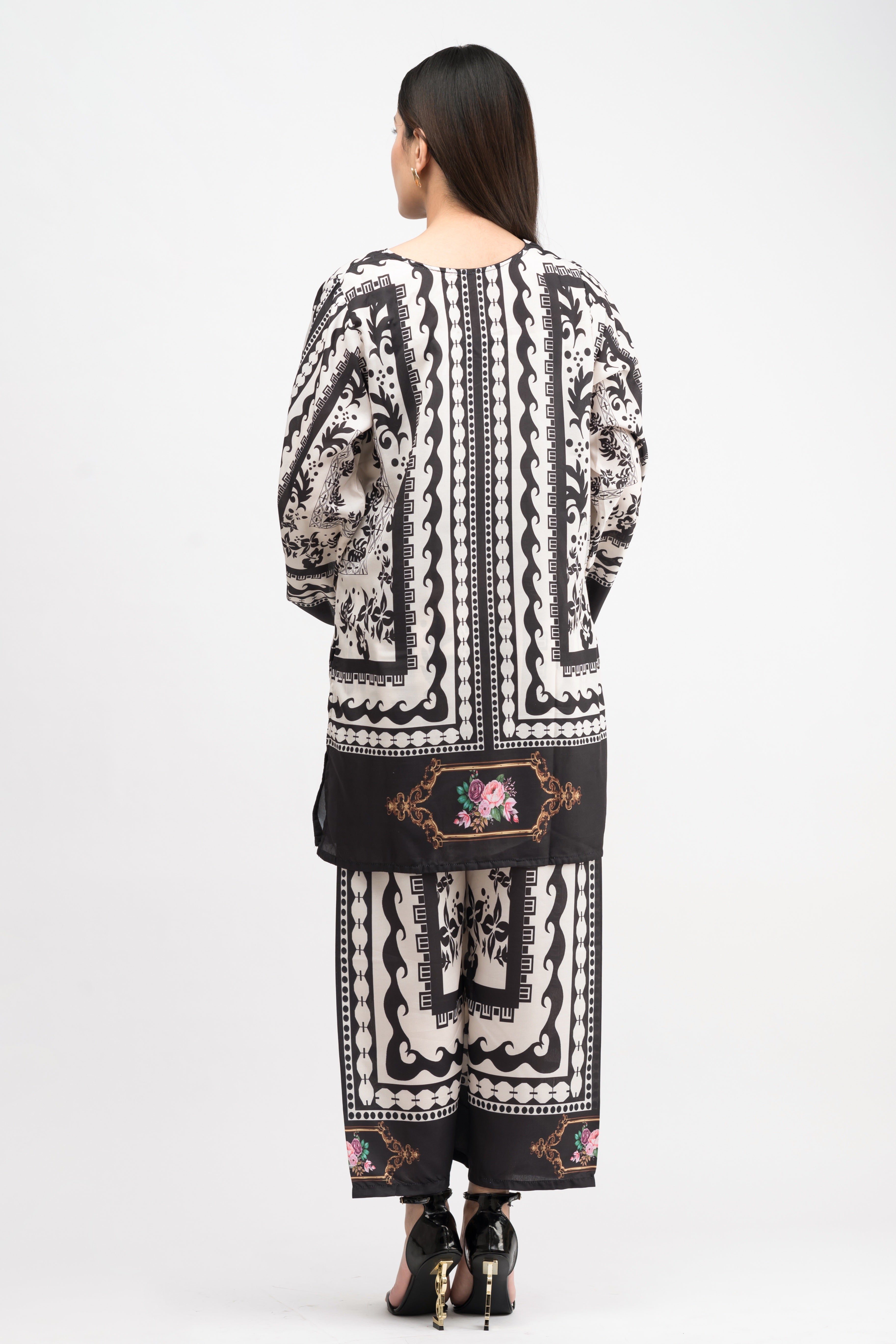 Clara Printed Swiss Lawn Co-Ord Set