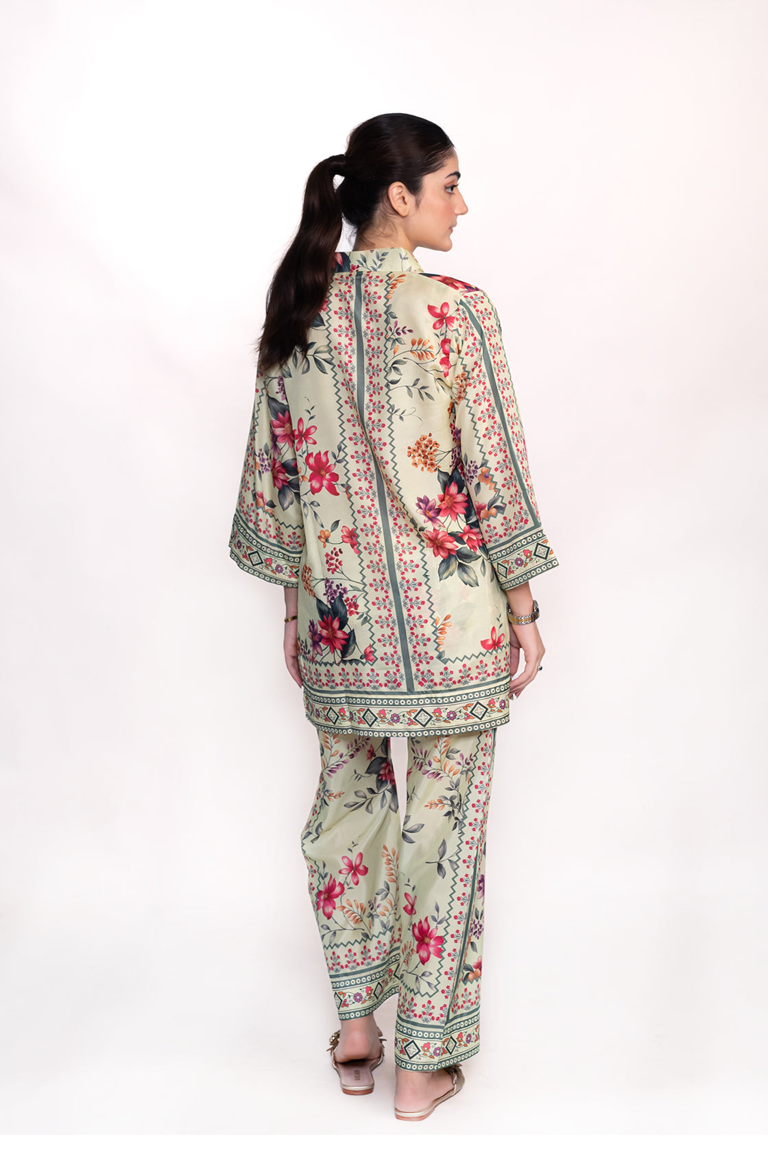 Camellia Printed Swiss Lawn Co-Ord Set
