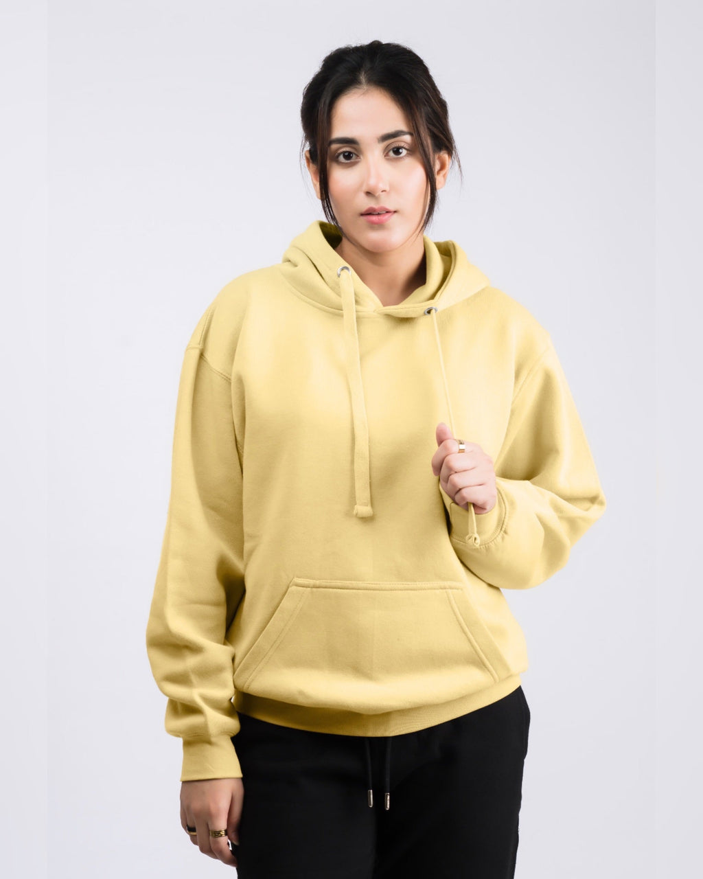 Premium Oversized Fit Pull Over Hoodie Lime