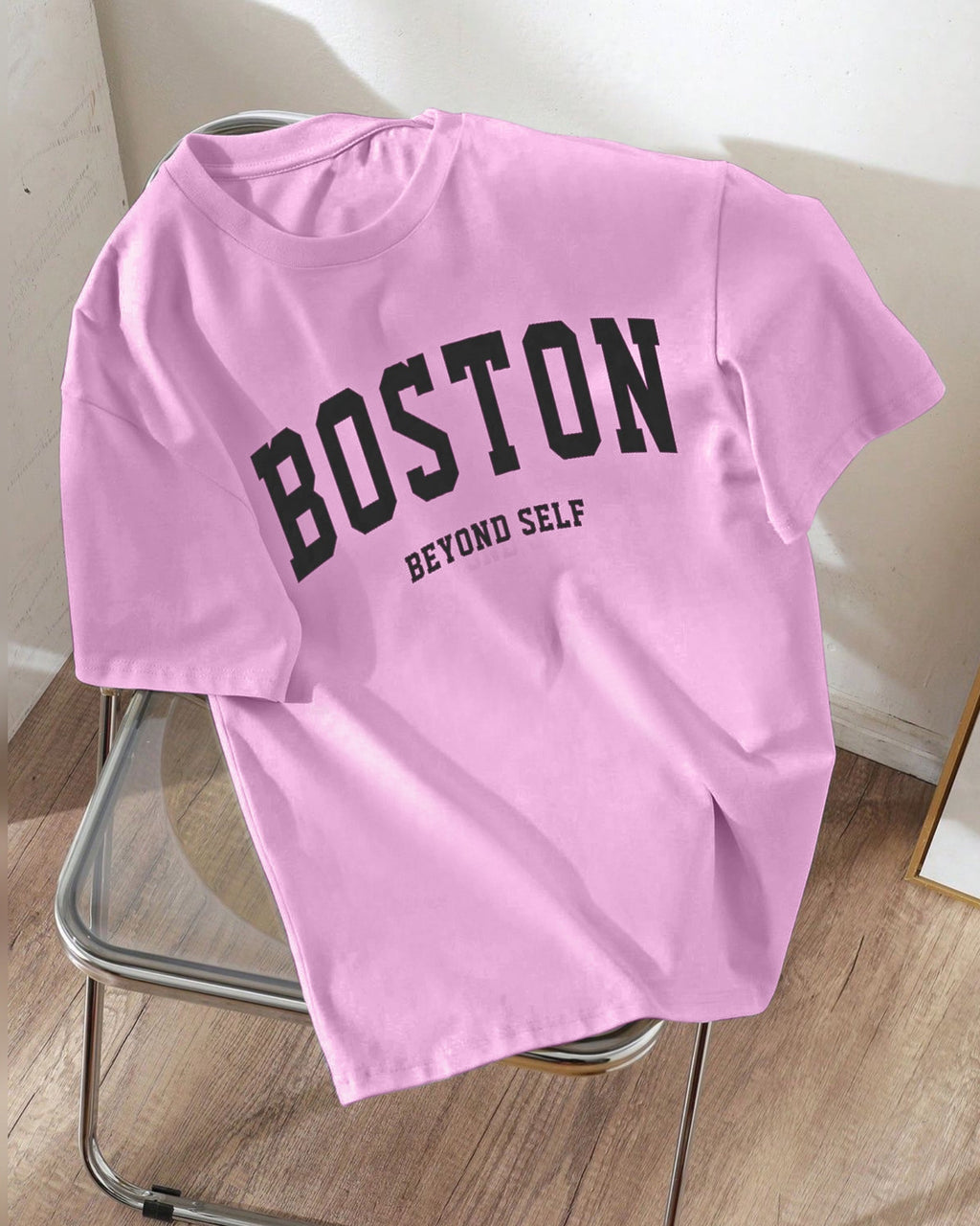 Boston Graphic Drop Shoulder Oversized T-shirt