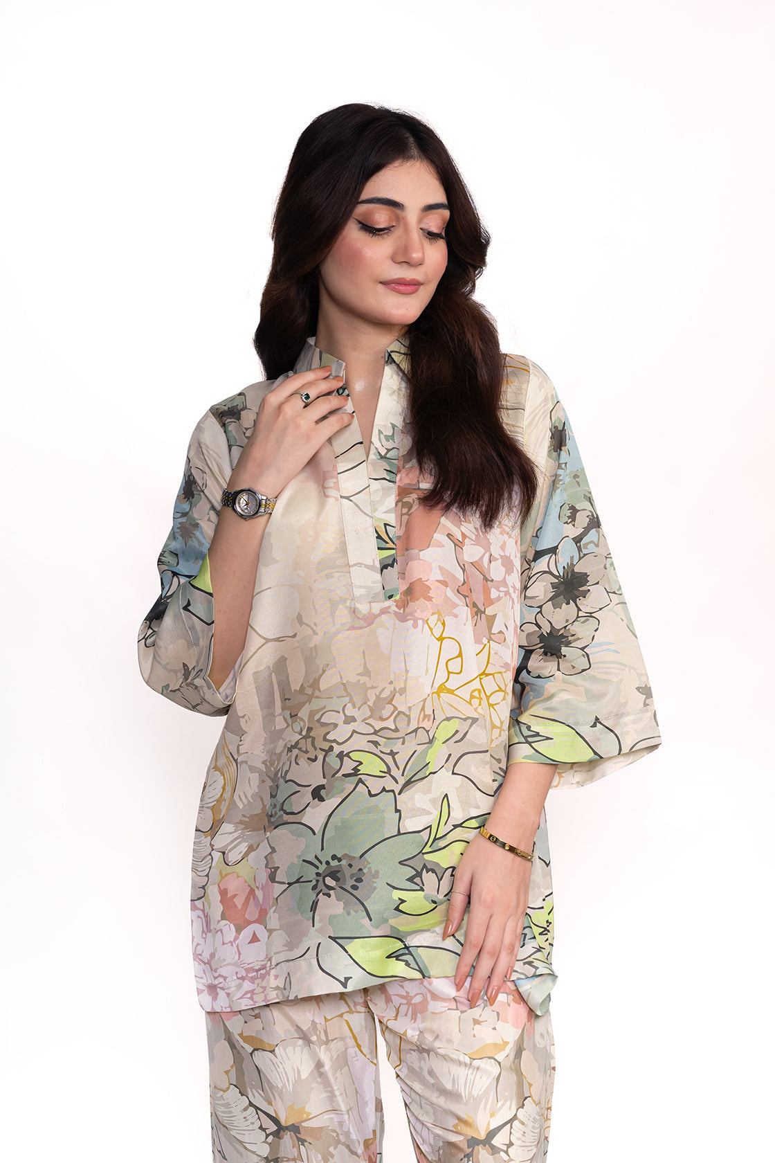 Cassia Printed Swiss Lawn Co-Ord Set