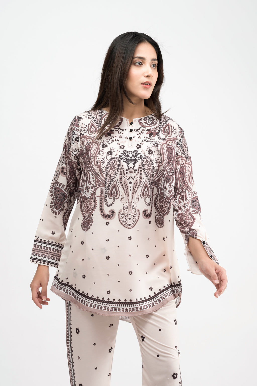 Azel Printed Swiss Lawn Co-Ord Set