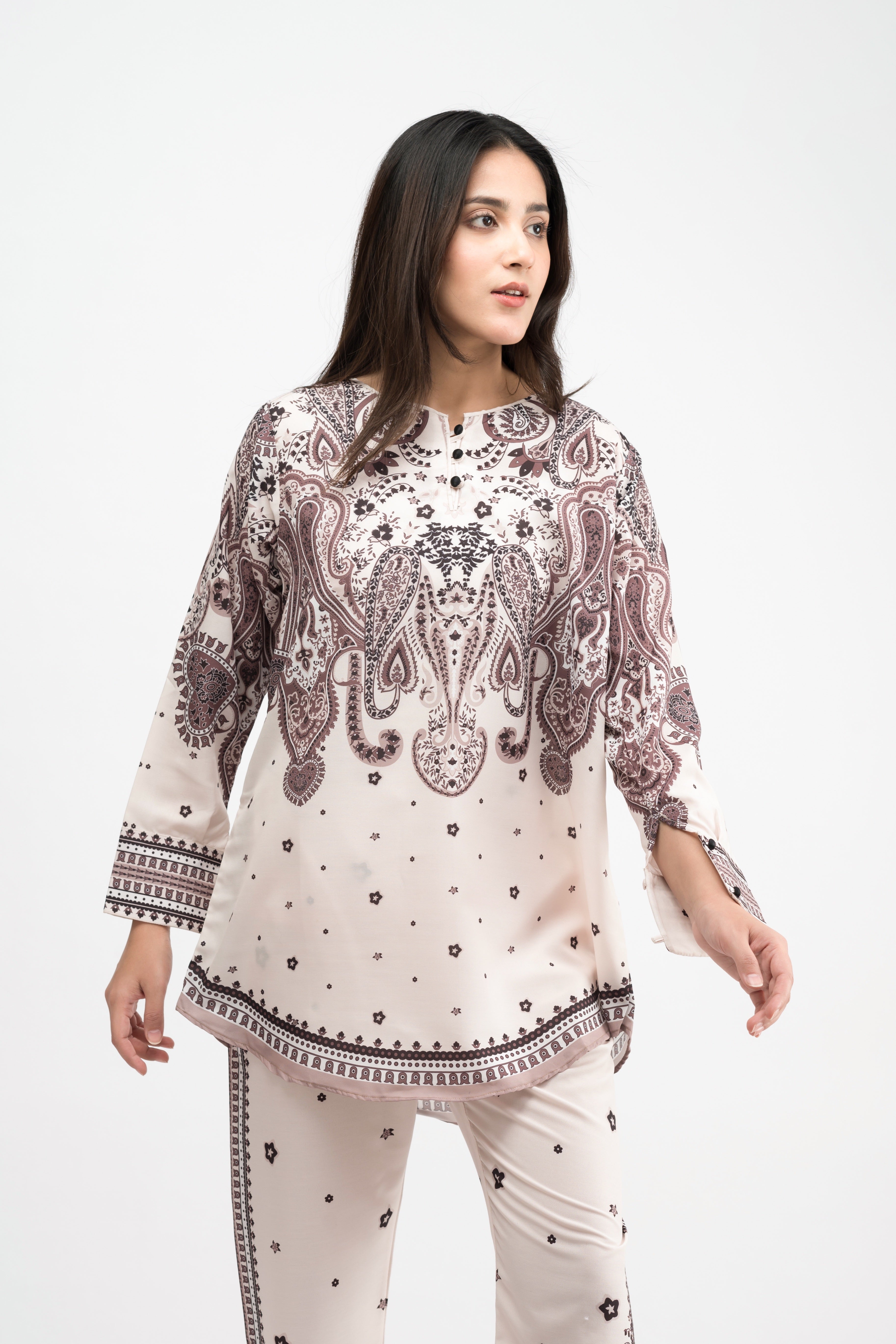 Azel Printed Swiss Lawn Co-Ord Set