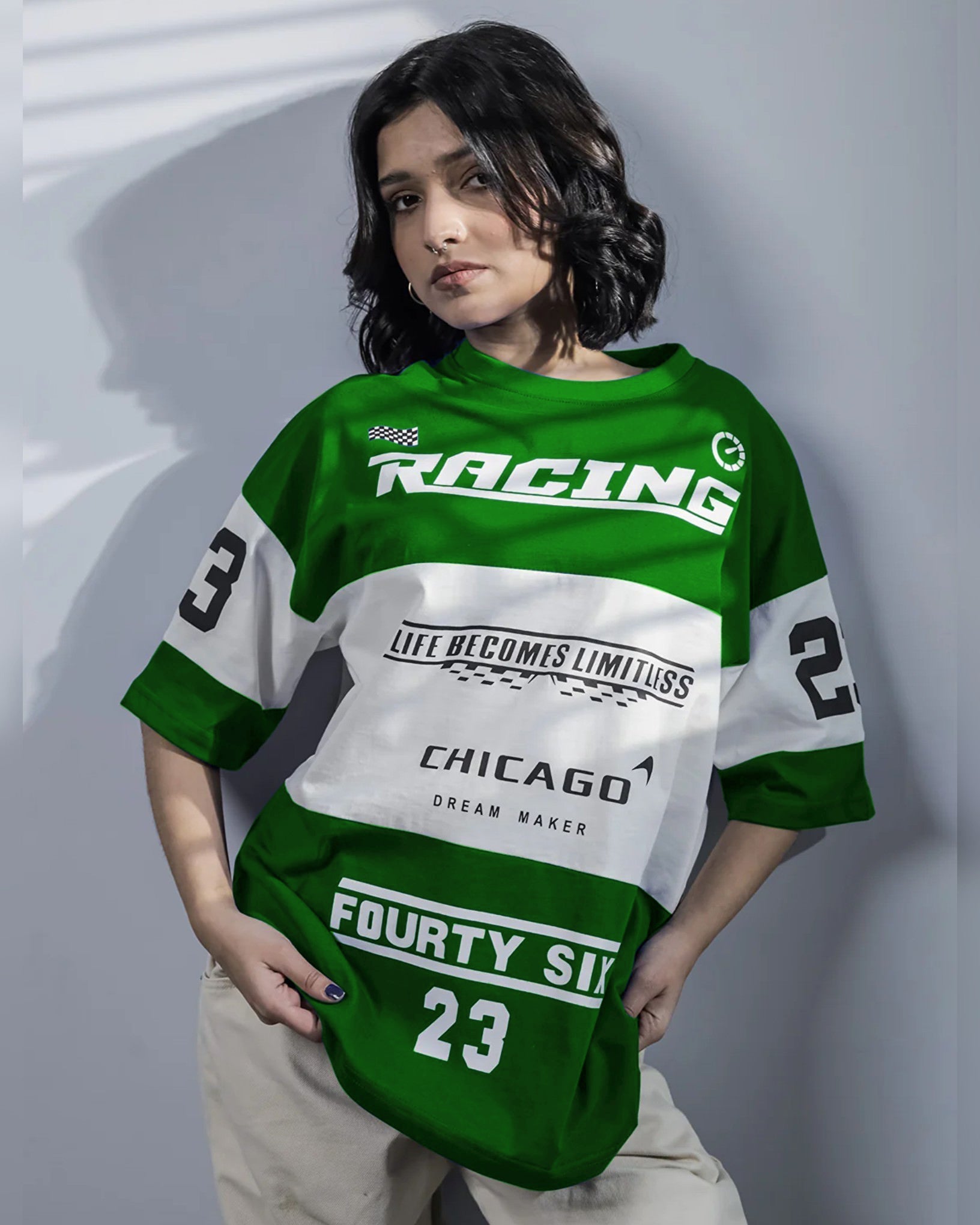 RF Chicago Dryfit Oversized Jersey Green