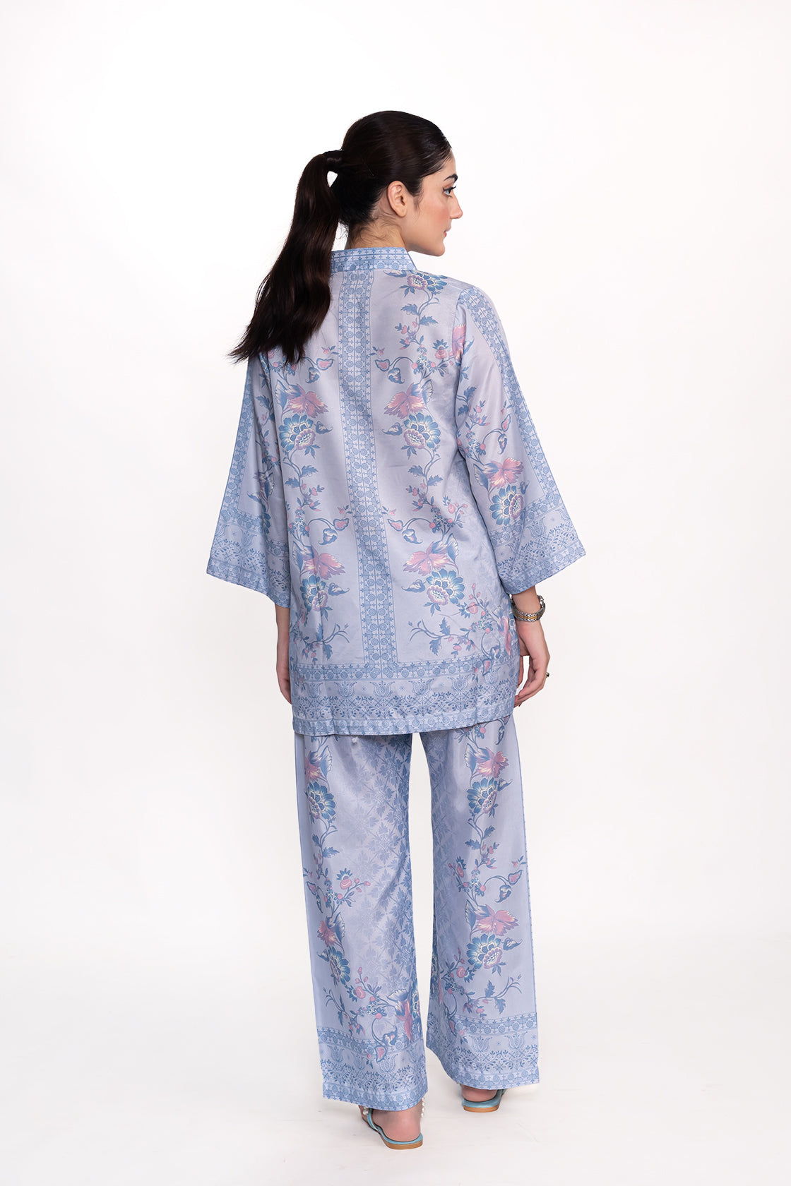 Oleander Printed Swiss Lawn Co-Ord Set