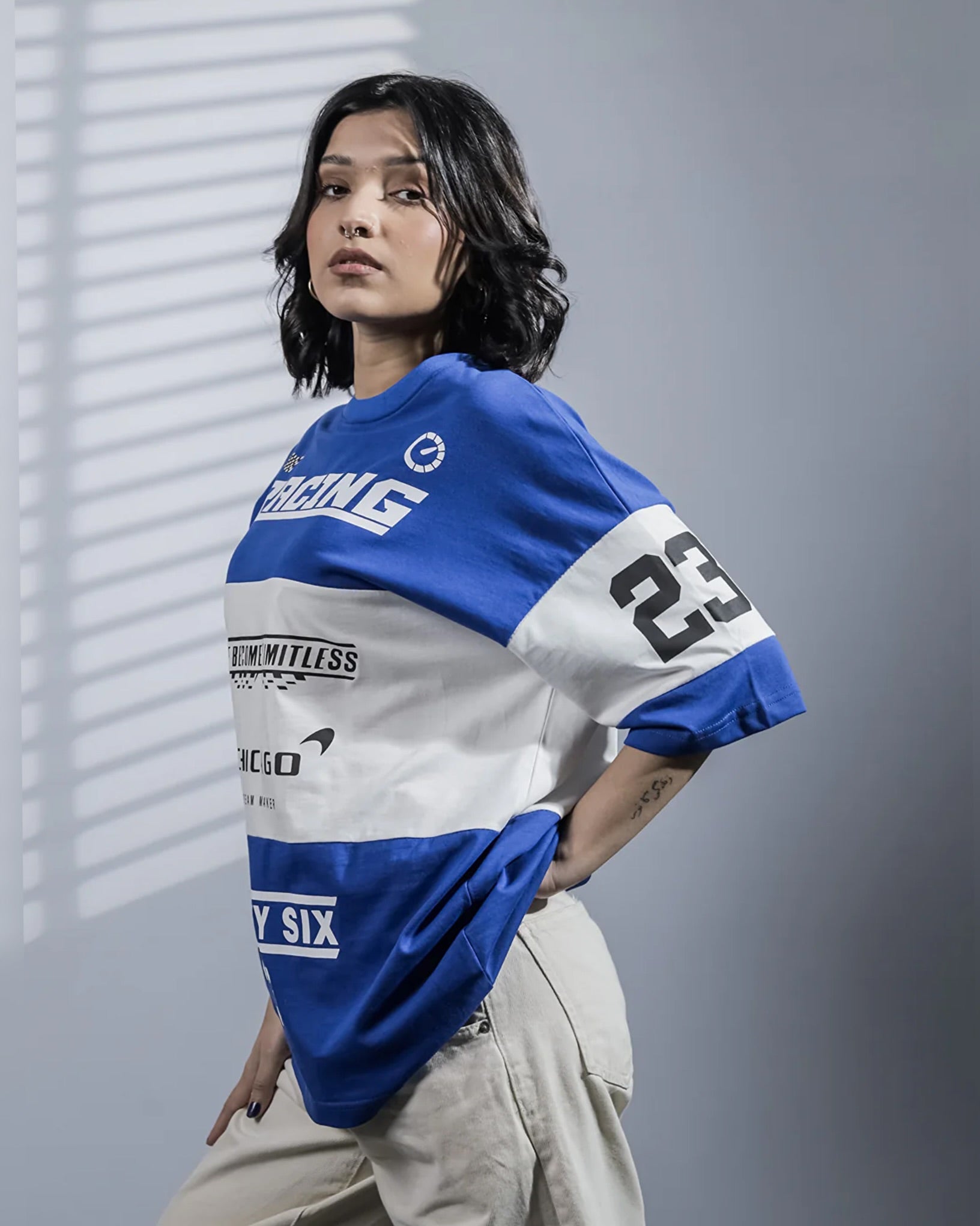 RF Chicago Dryfit Oversized Jersey Blue