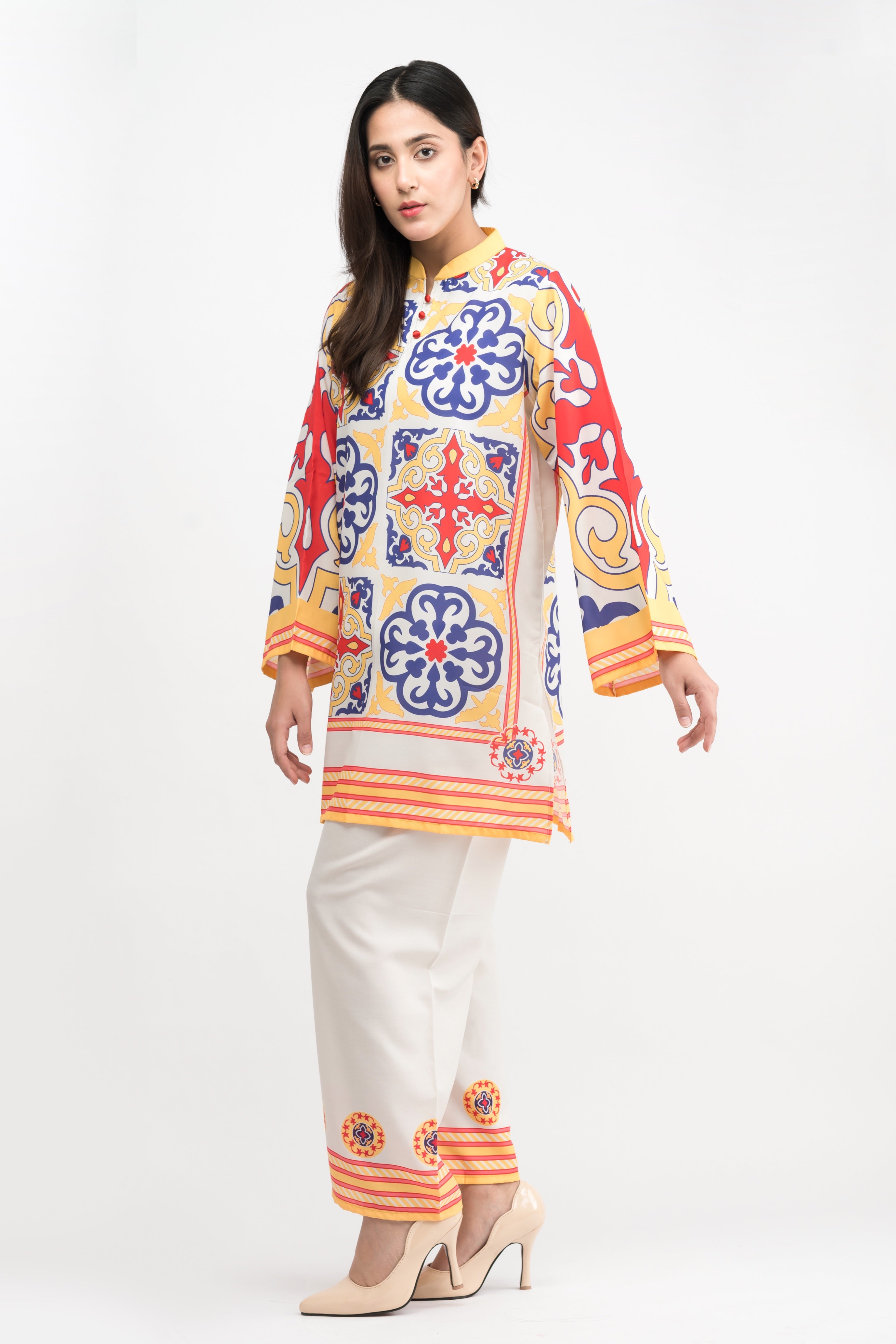 Emilia Printed Swiss Lawn Co-Ord Set