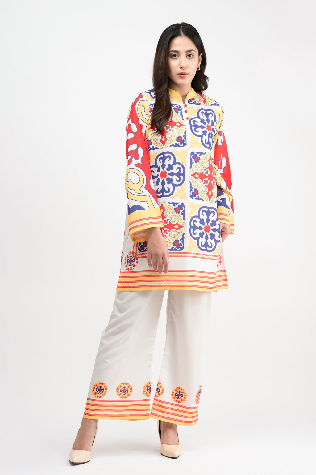 Emilia Printed Swiss Lawn Co-Ord Set