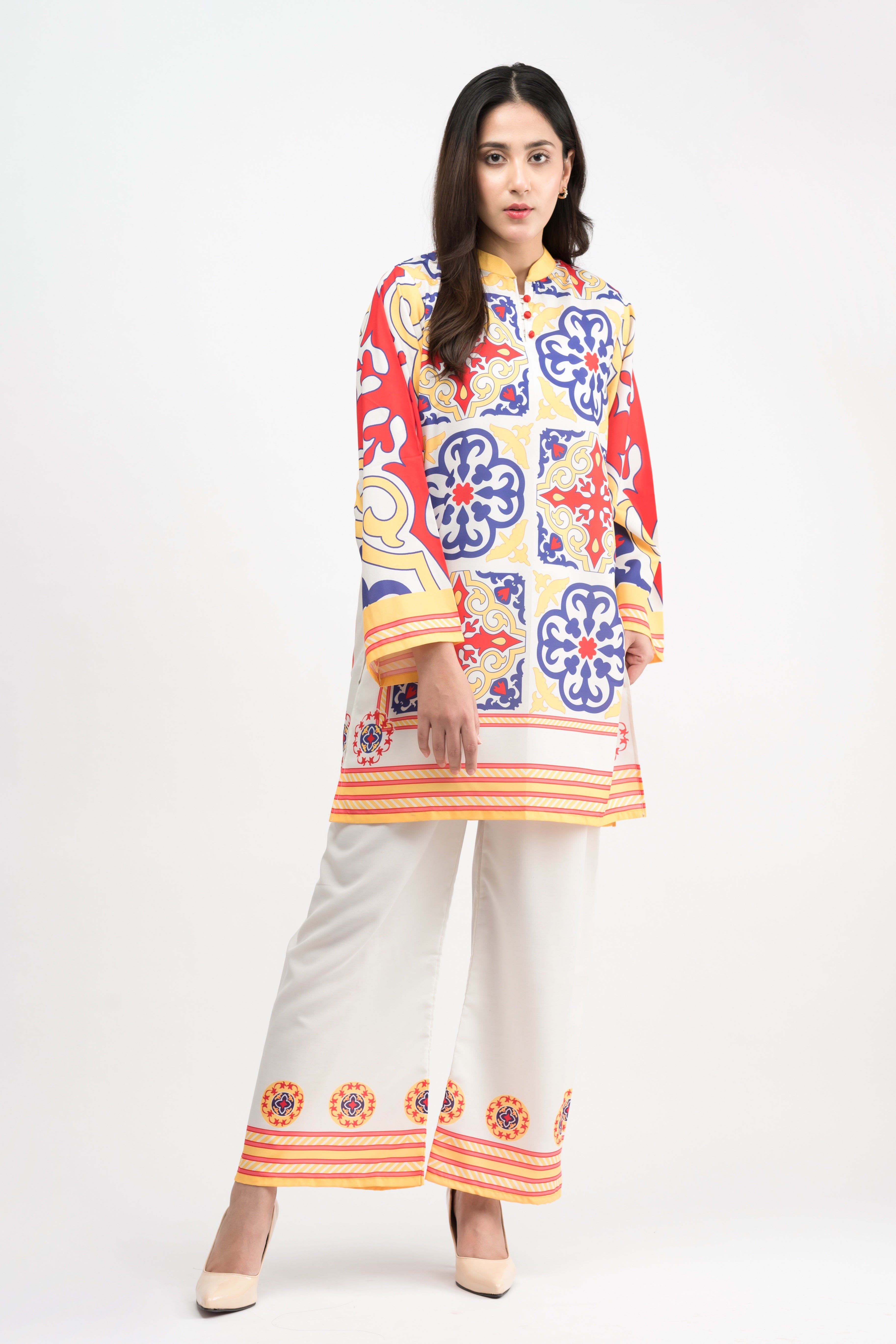 Emilia Printed Swiss Lawn Co-Ord Set