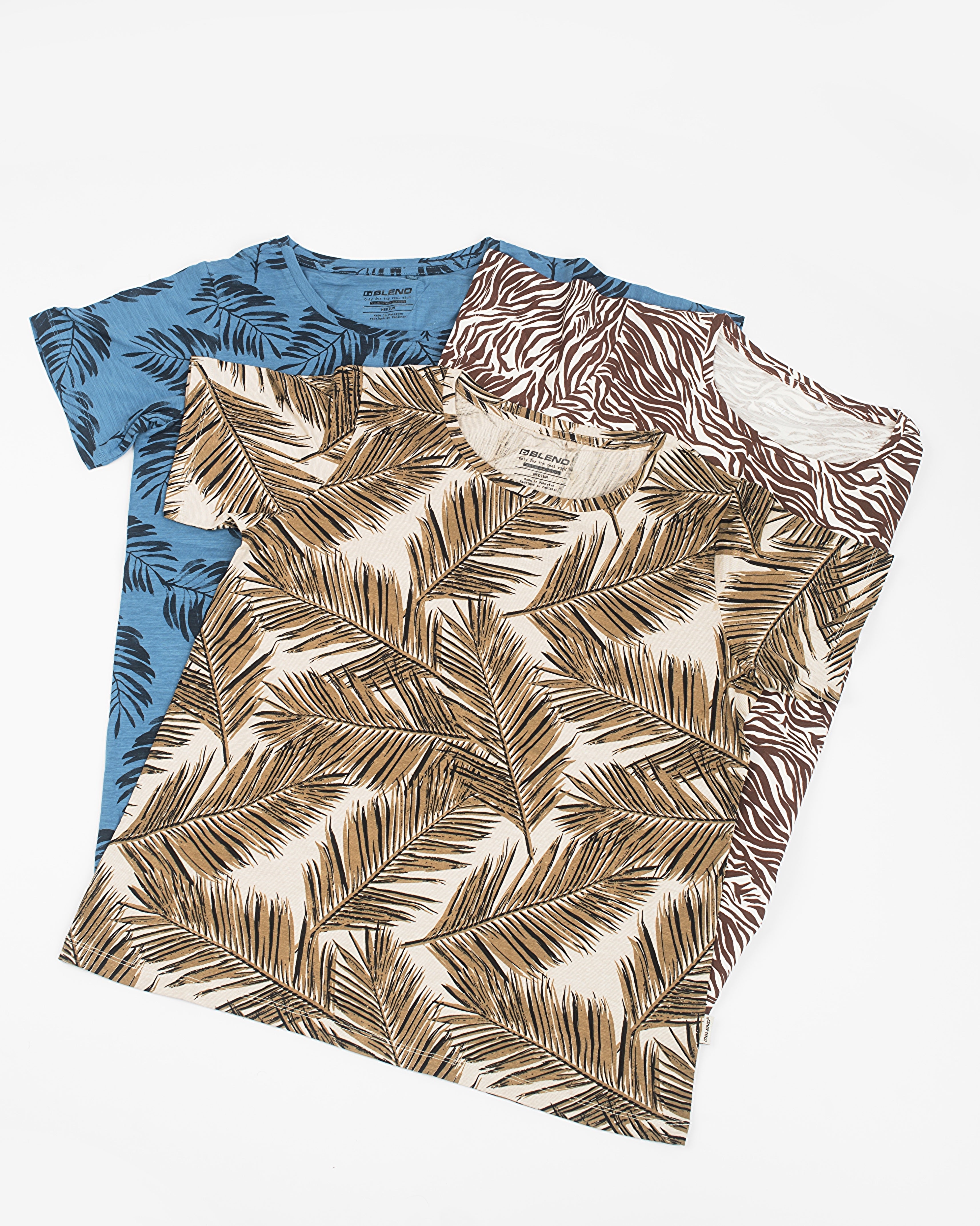 Pack Of 3 Printed Short Sleeve Tops Combo-2