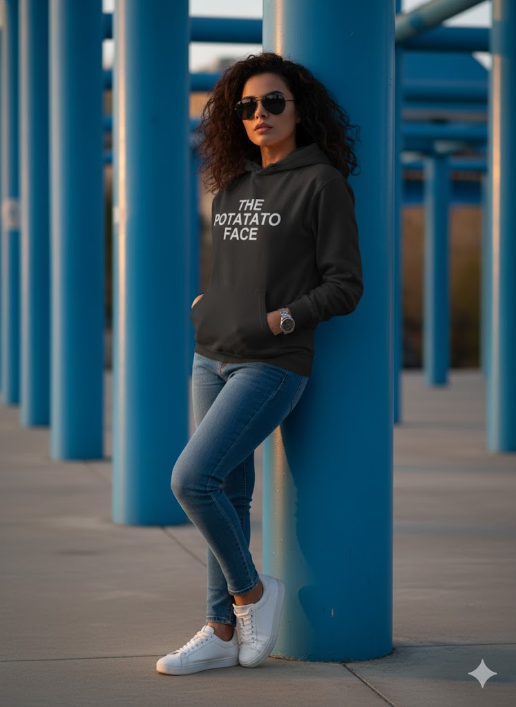 The Potato Face Graphic Hoodie