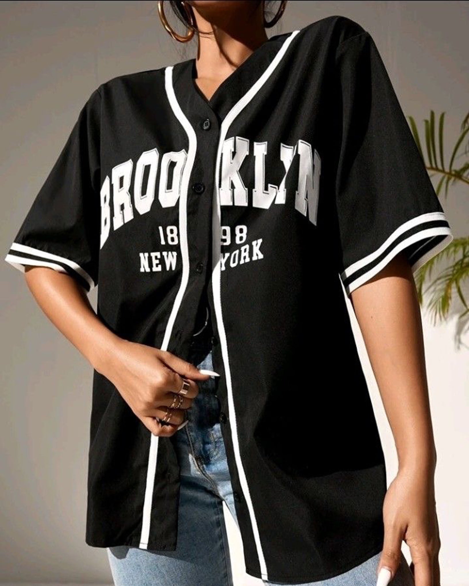 Brooklyn Baseball Button Down Jersey
