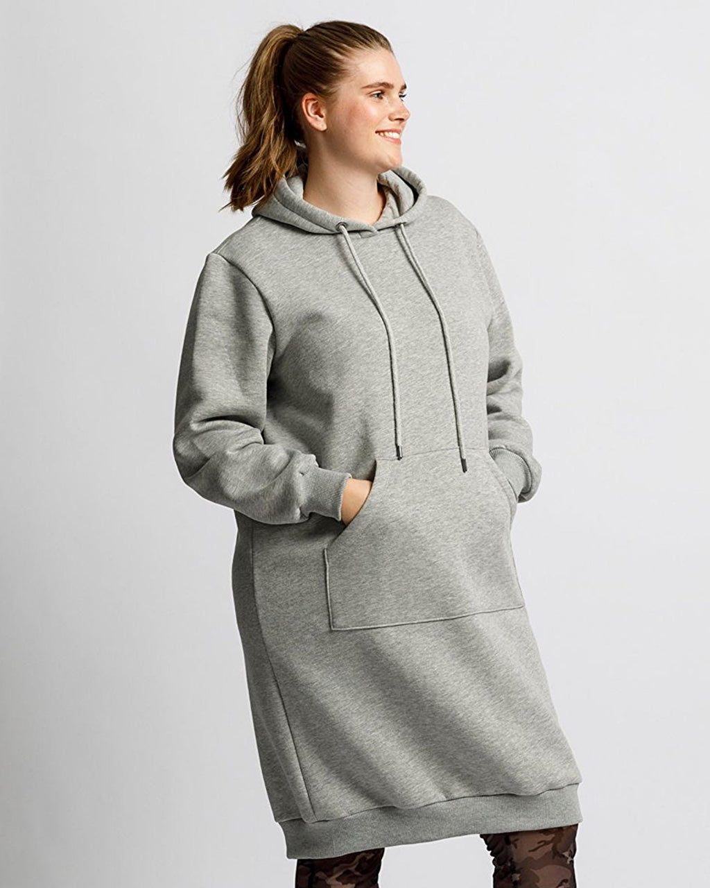 Long Winter Hood Grey