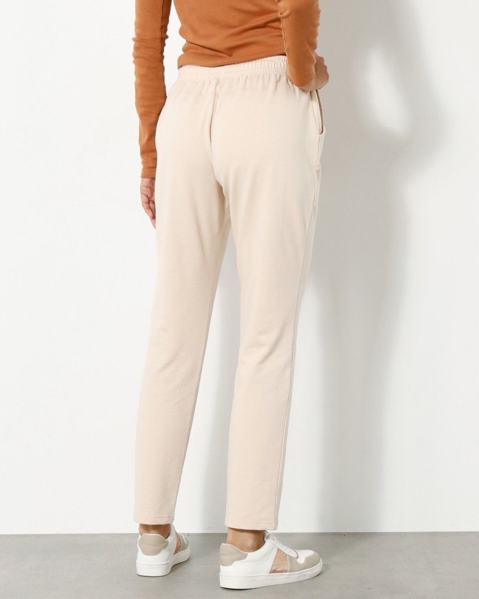 Comfort Stretch Summer Trouser Pant Beige