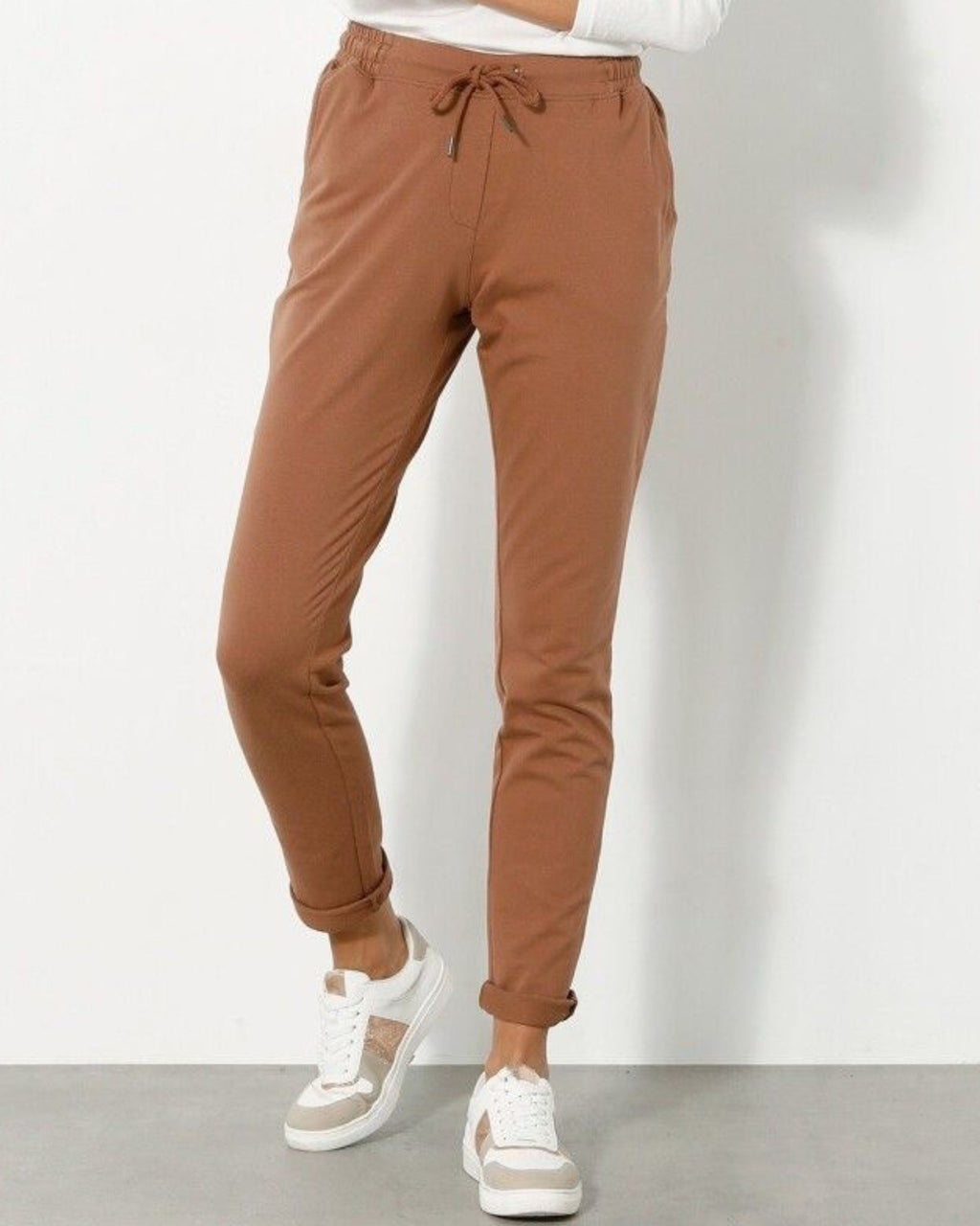 Comfort Stretch Summer Trouser Pant Brown