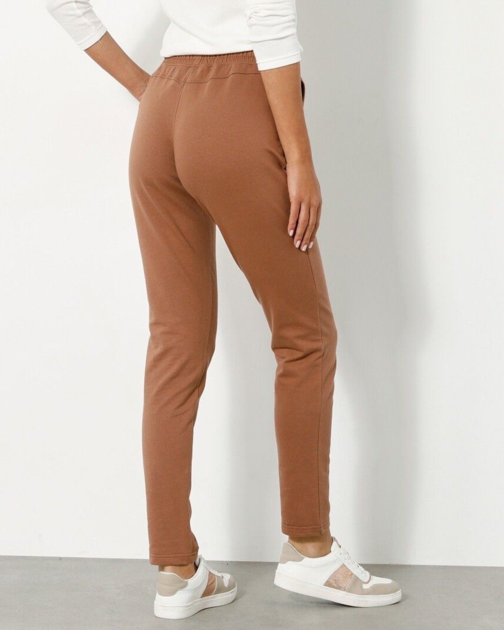 Comfort Stretch Summer Trouser Pant Brown