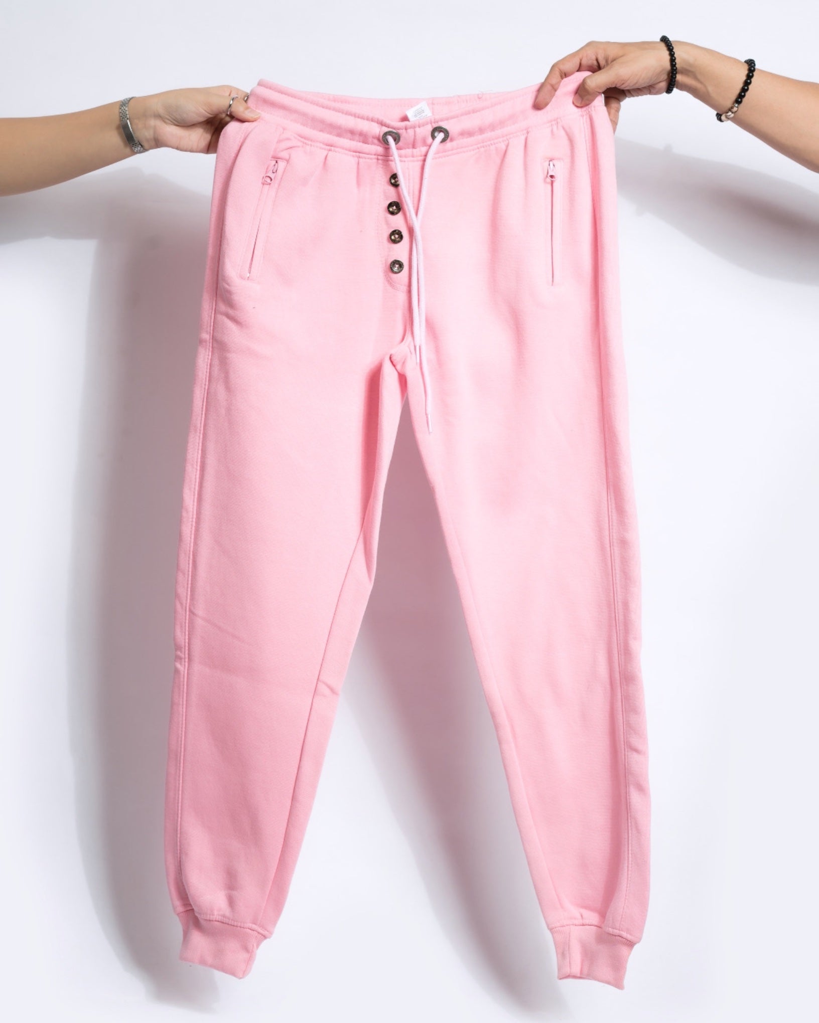 Pink Jogger Fleece Sweatpant