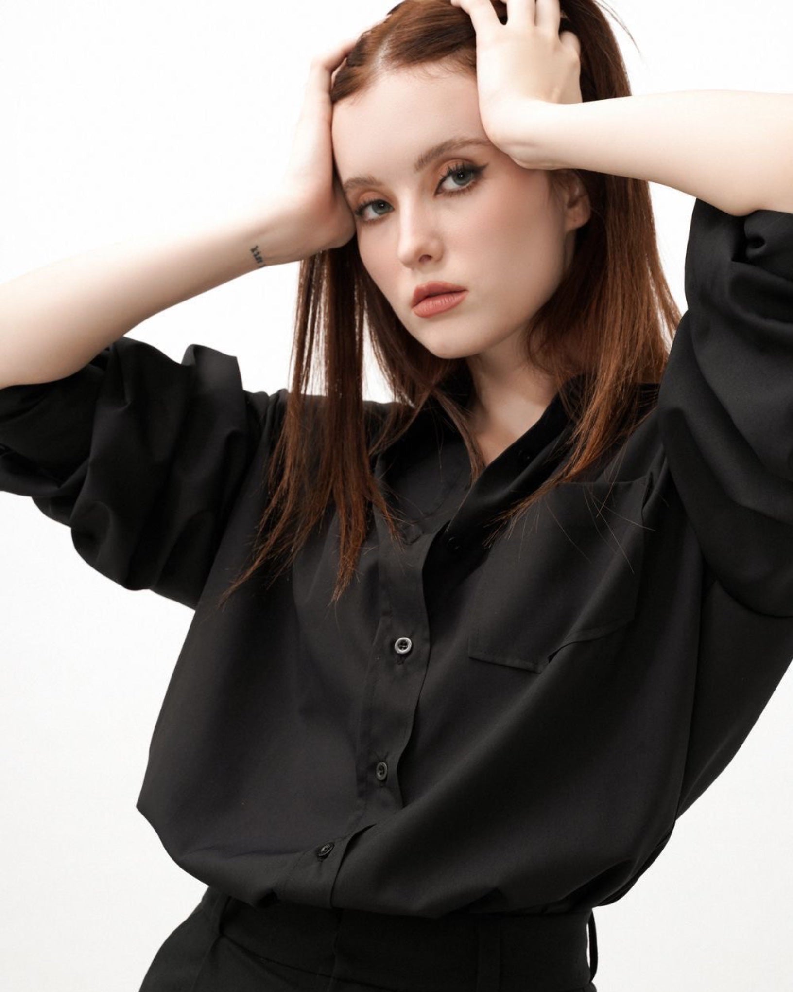 Button Down Shirt Black