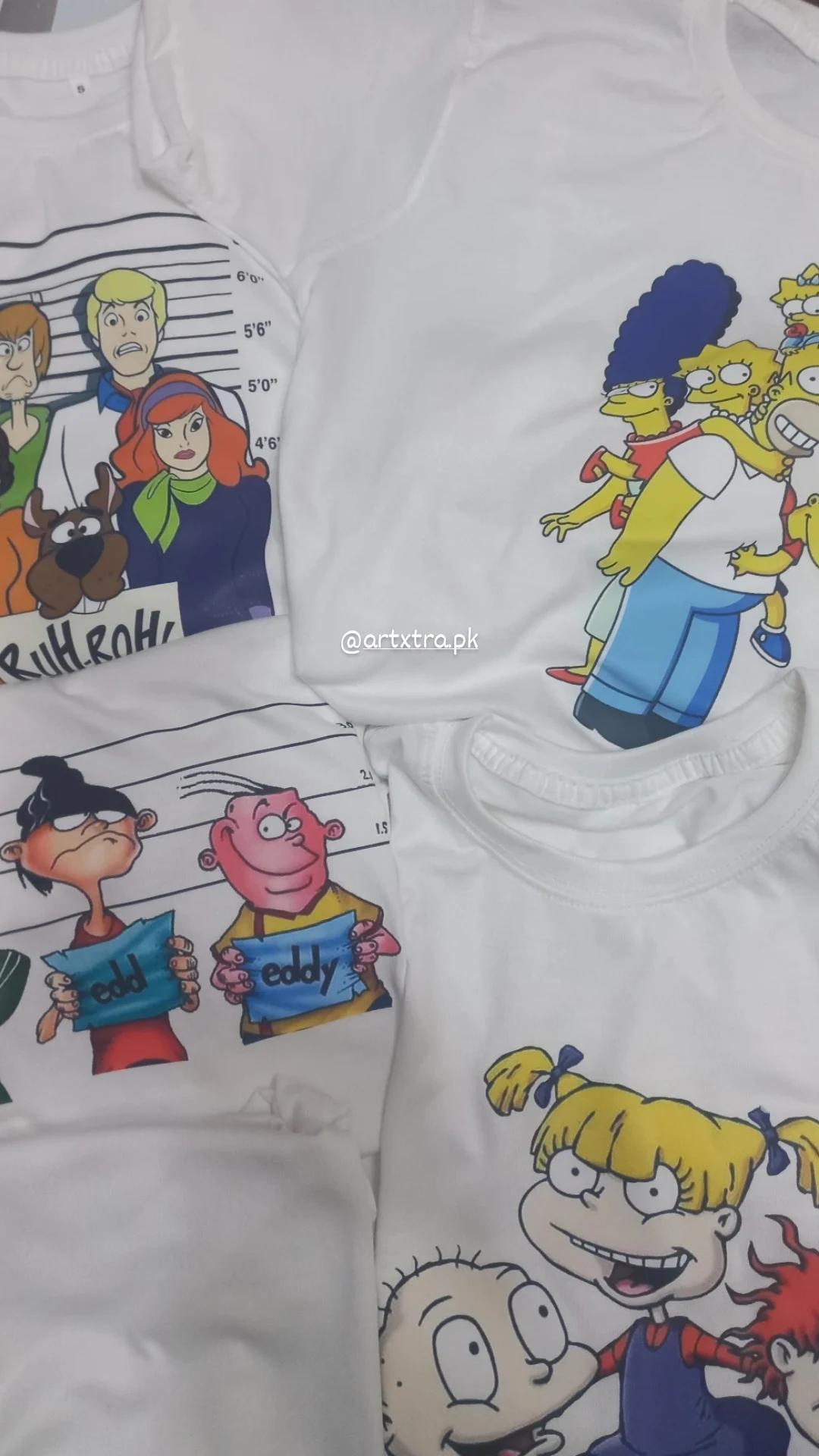 Rugrats Graphic Drop Shoulder Oversized Tee