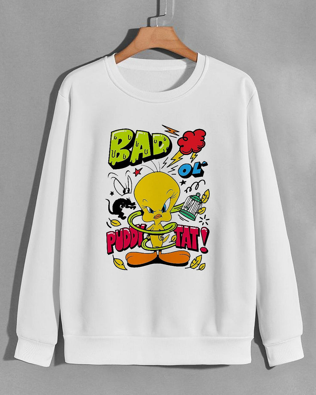 Bad Tweety Graphic Sweatshirt