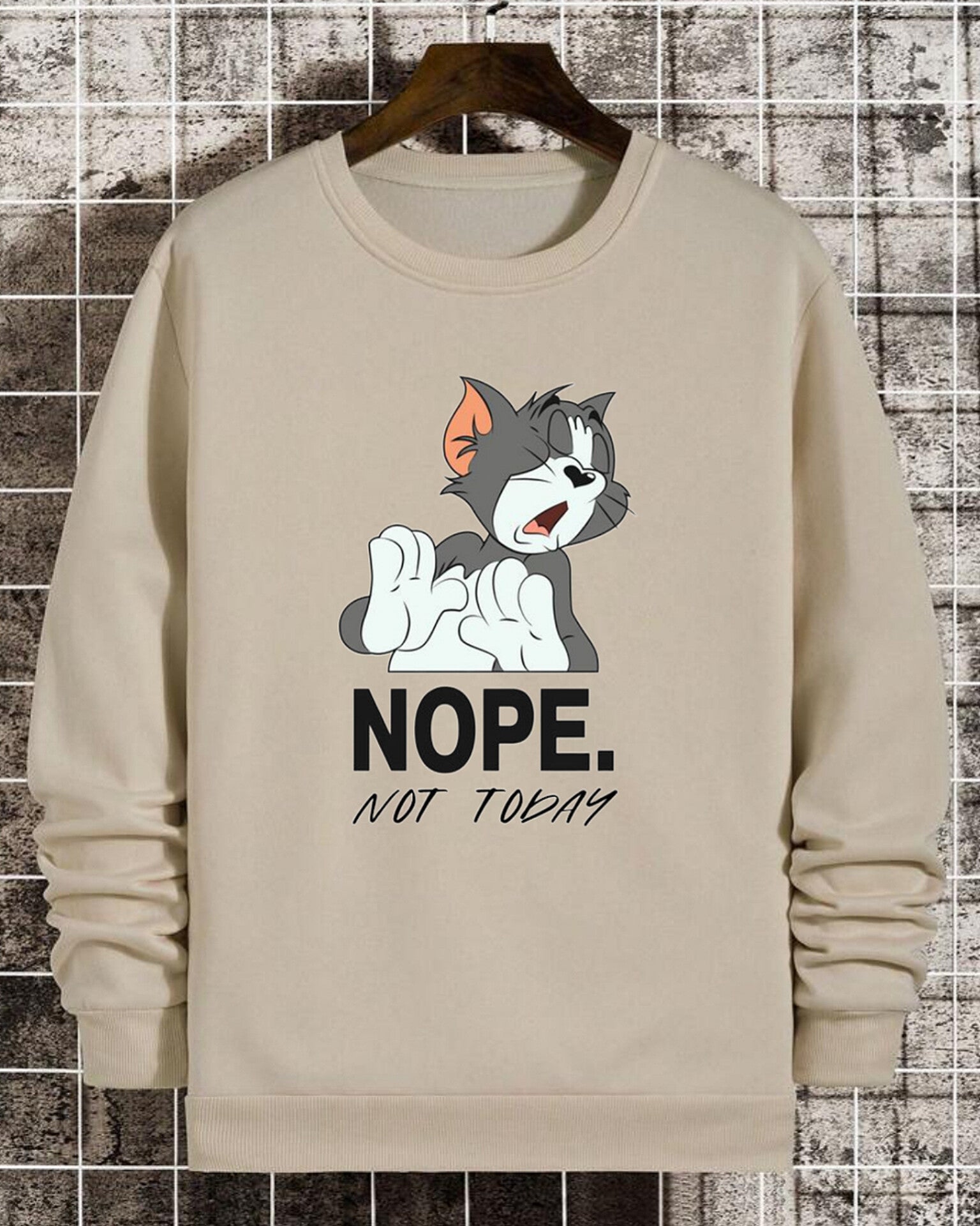 Not Today Graphic Sweatshirt