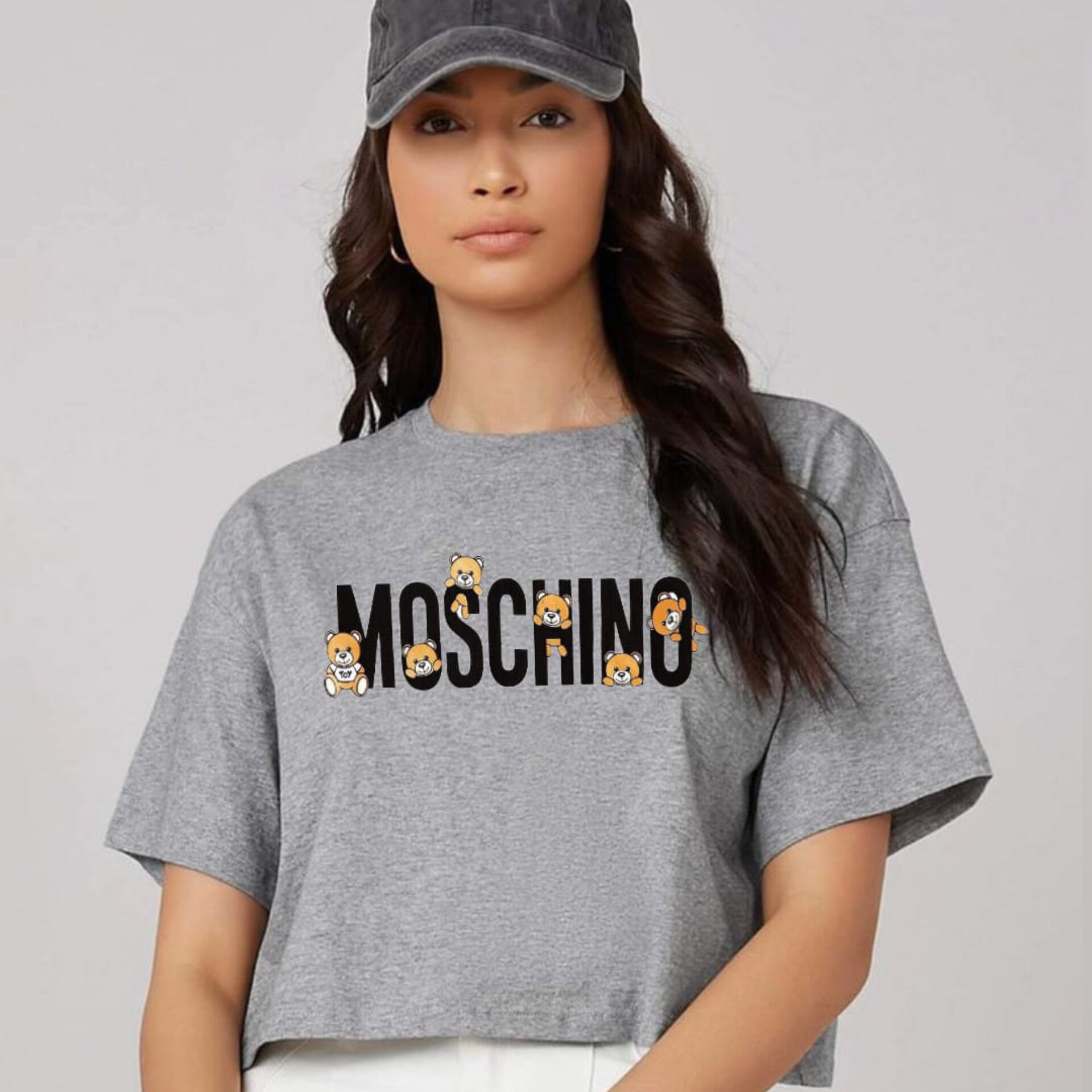 Moschino Graphic Crop Top