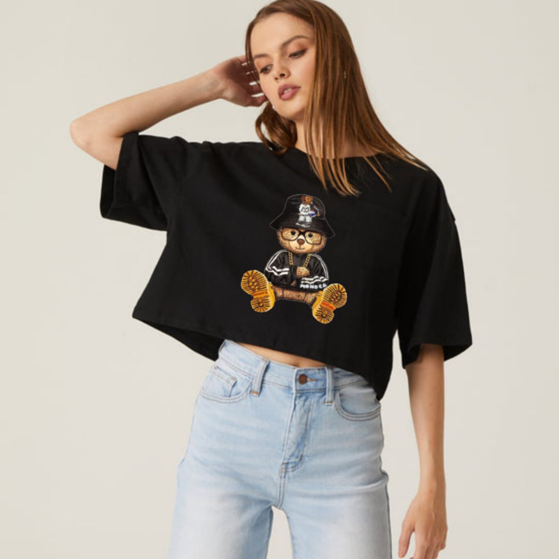Moschino Graphic Crop Top