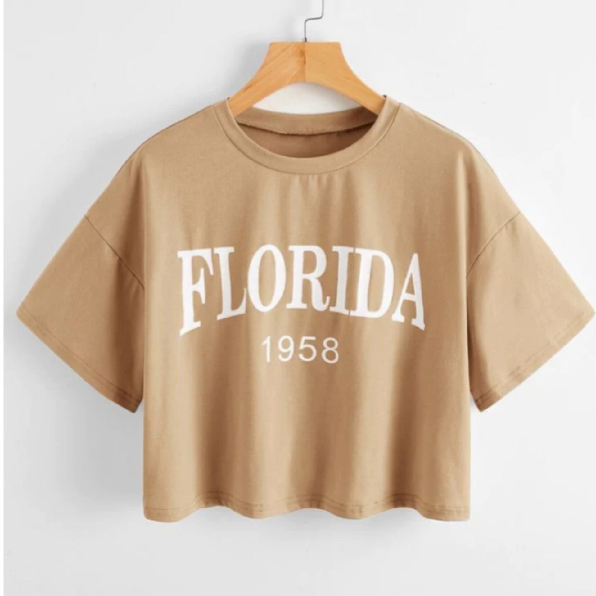 Florida Graphic Crop Top
