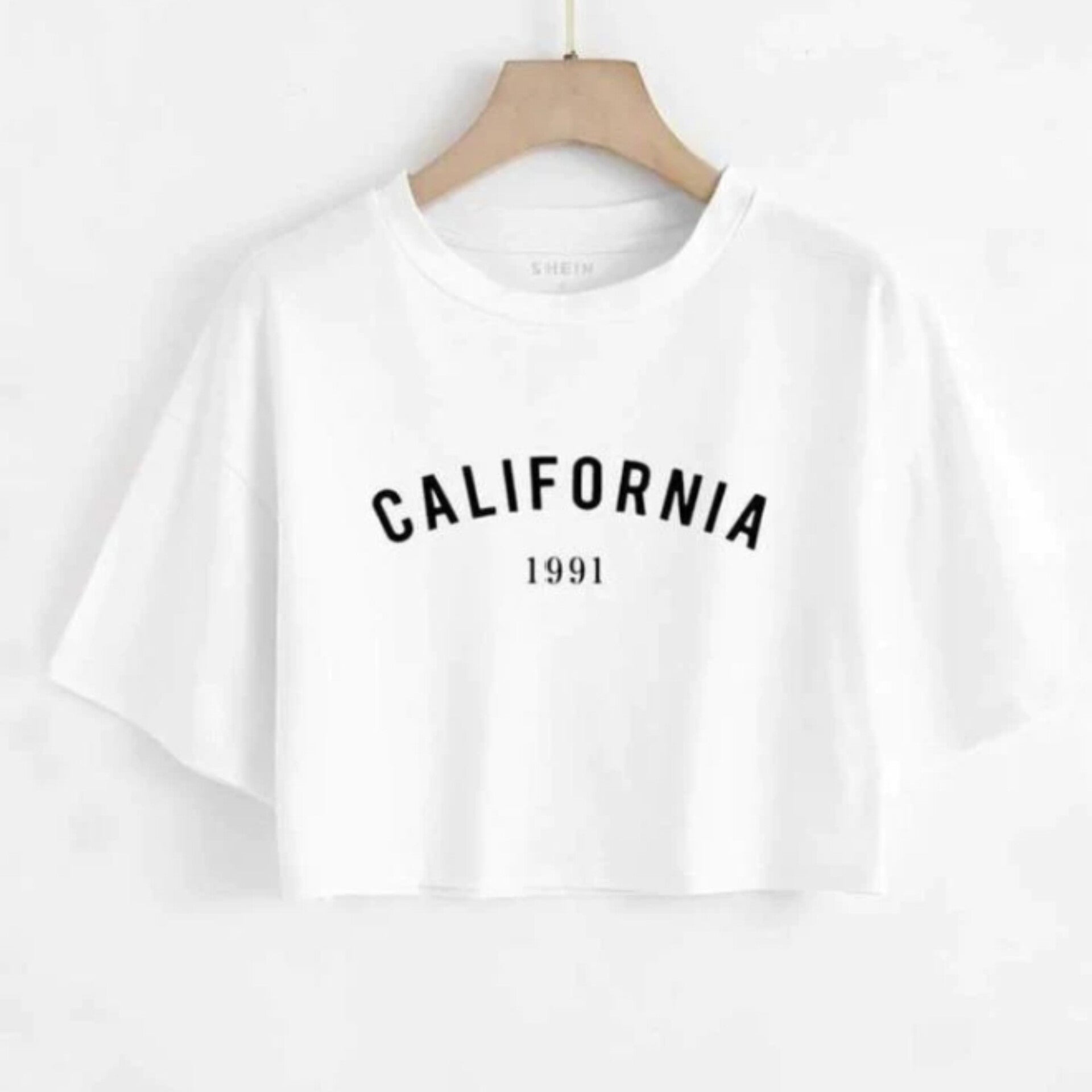 California Graphic Crop Top