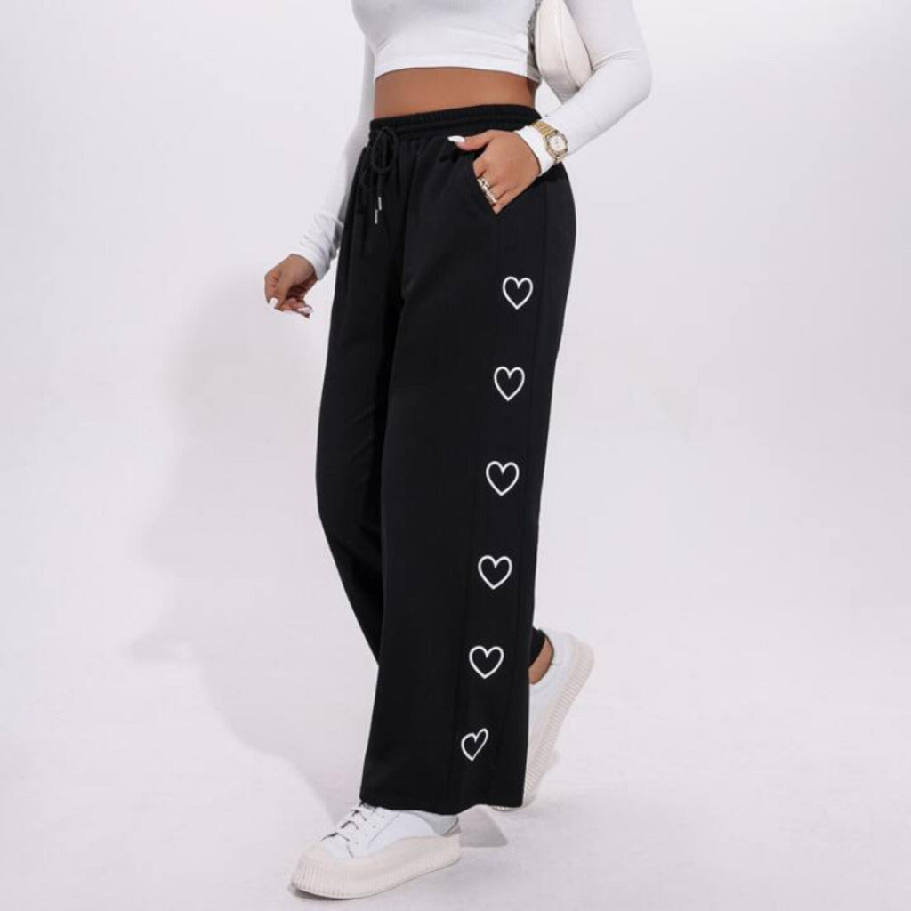 Black Hearts Summer Trouser Pant