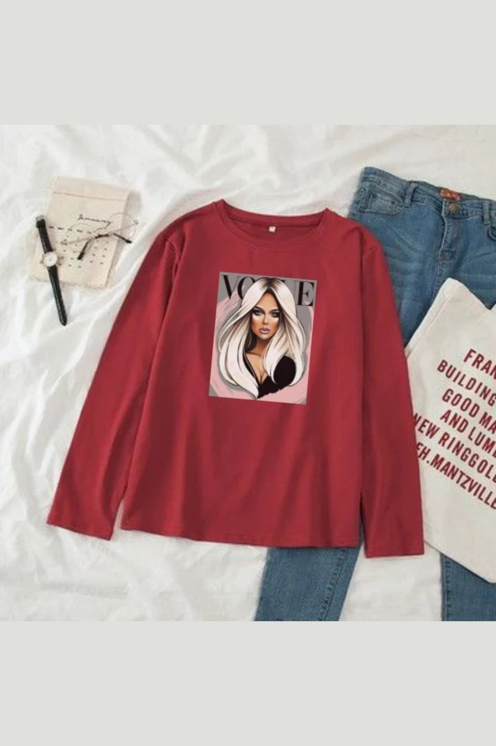 Vogue Graphic Long sleeve T-shirt