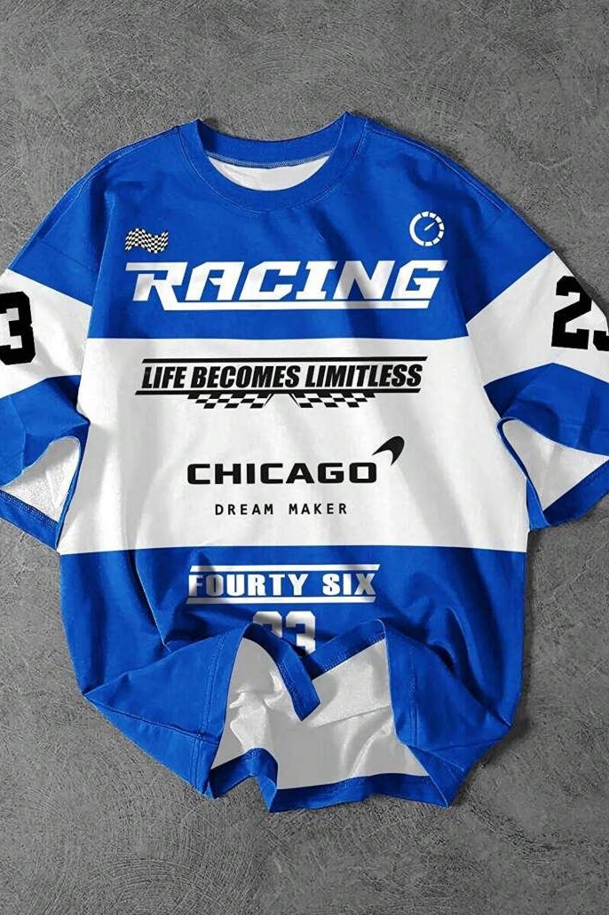 RF Chicago Dryfit Oversized Jersey Blue