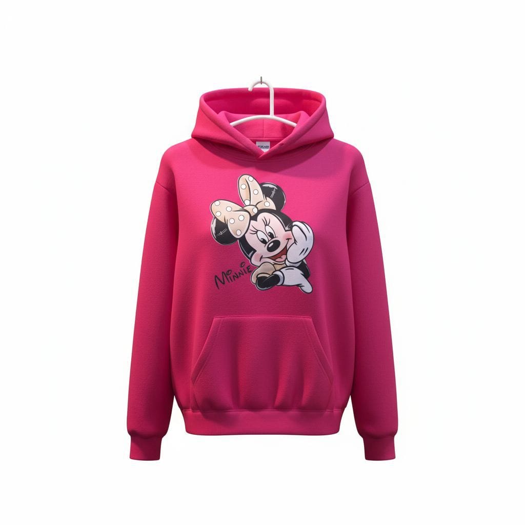 Mickey Mouse Design Graphic Hoodie